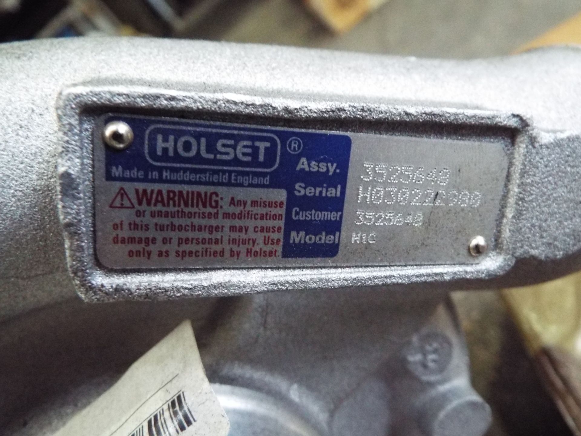 Holset H1C Turbo Charger - Image 6 of 8