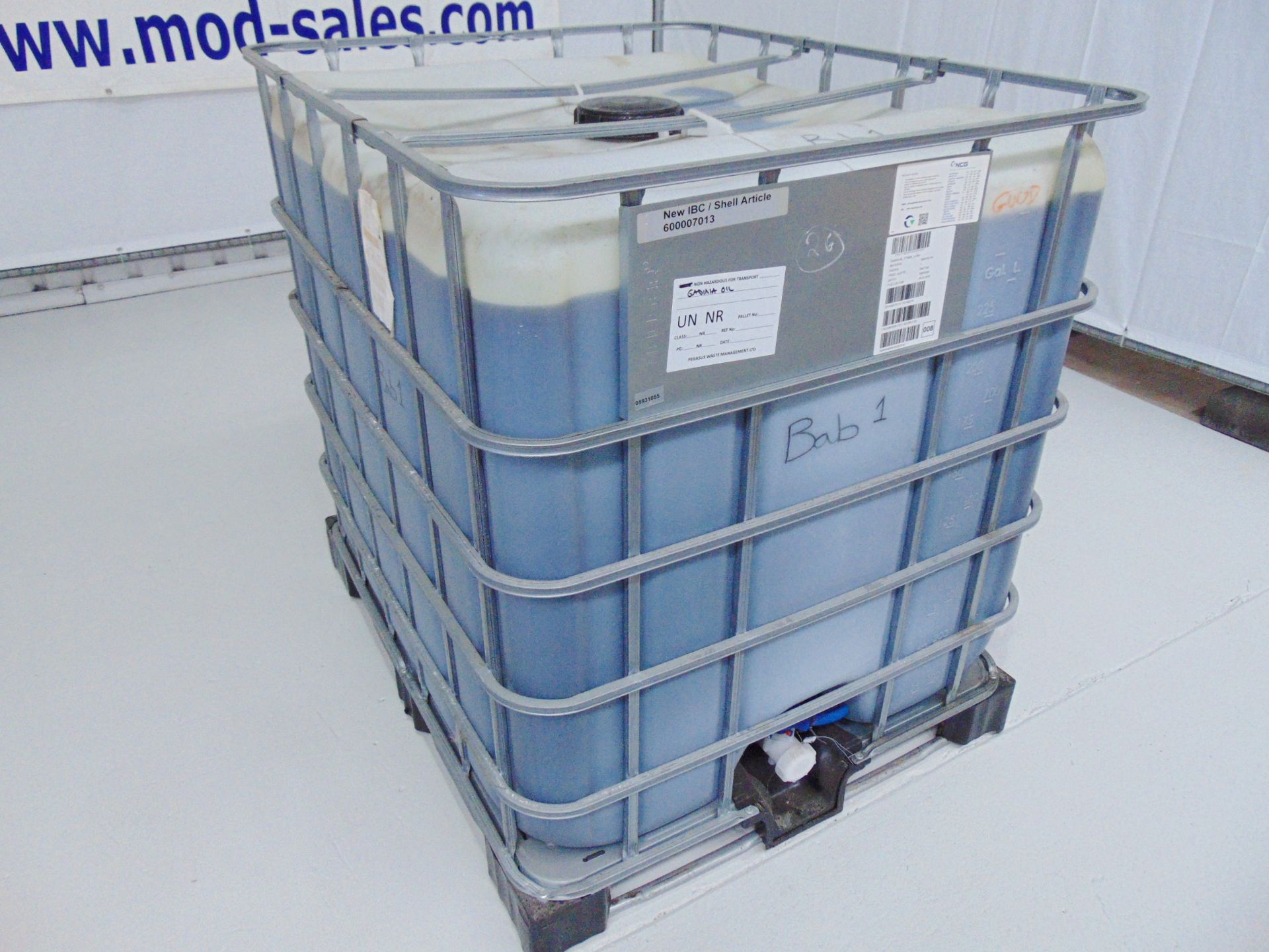 1 x Unissued 1000L IBC of Shell Gardinia 40 Oil - Image 2 of 7
