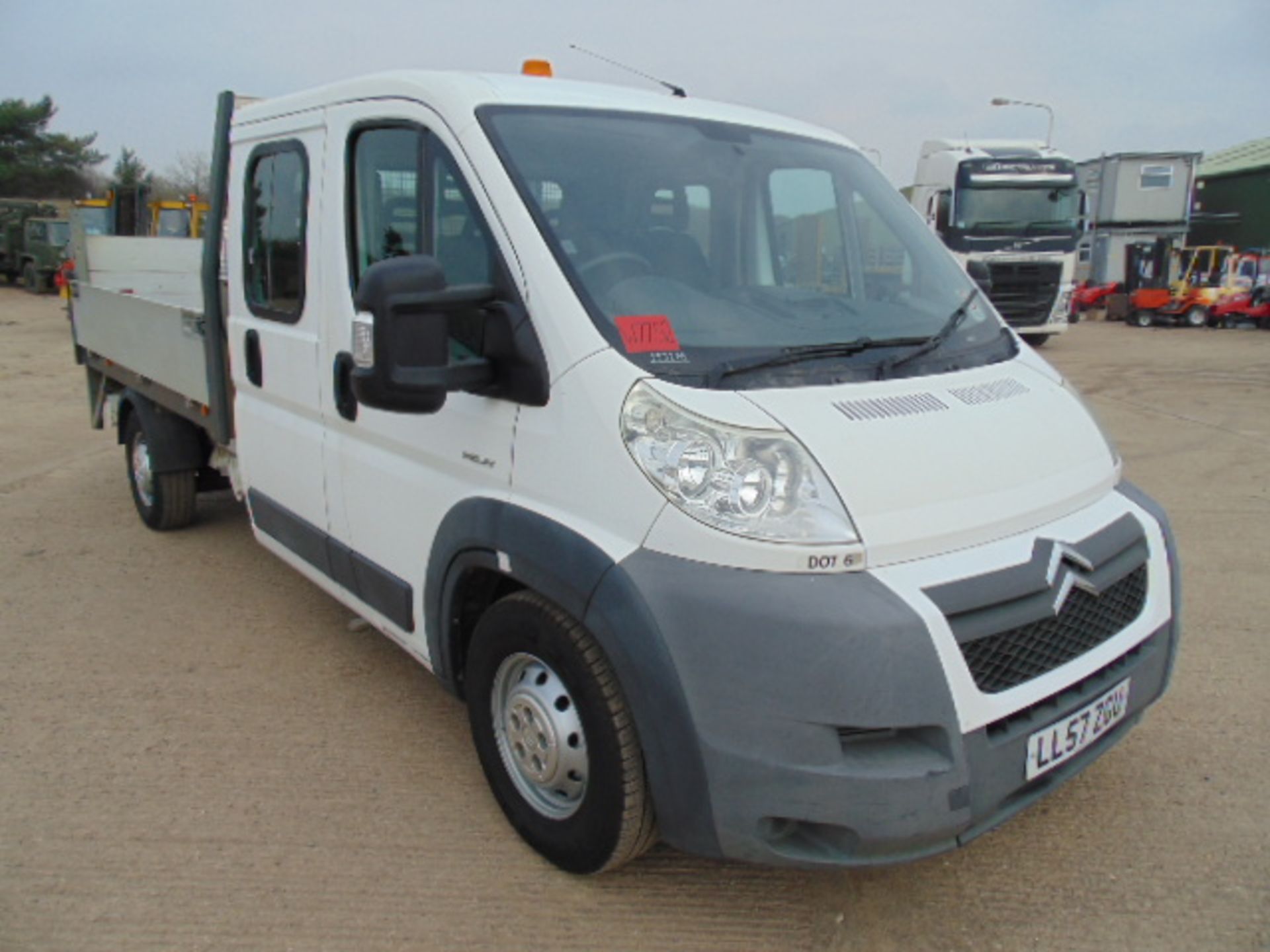 Citroen Relay 7 Seater Double Cab Dropside Pickup with 500kg Ratcliff Palfinger Tail Lift