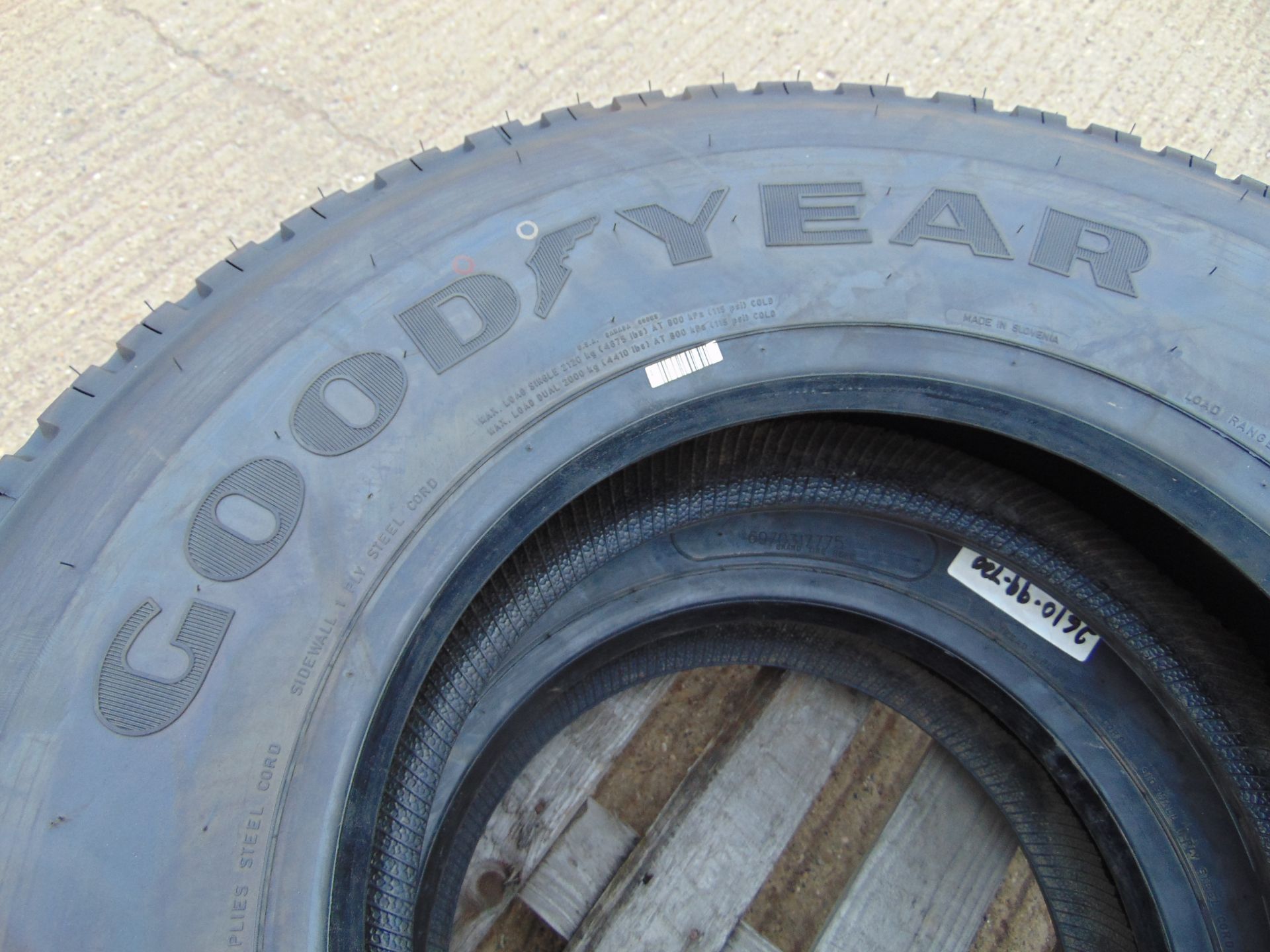 2 x Goodyear G291 10R17.5 Tyres - Image 2 of 6