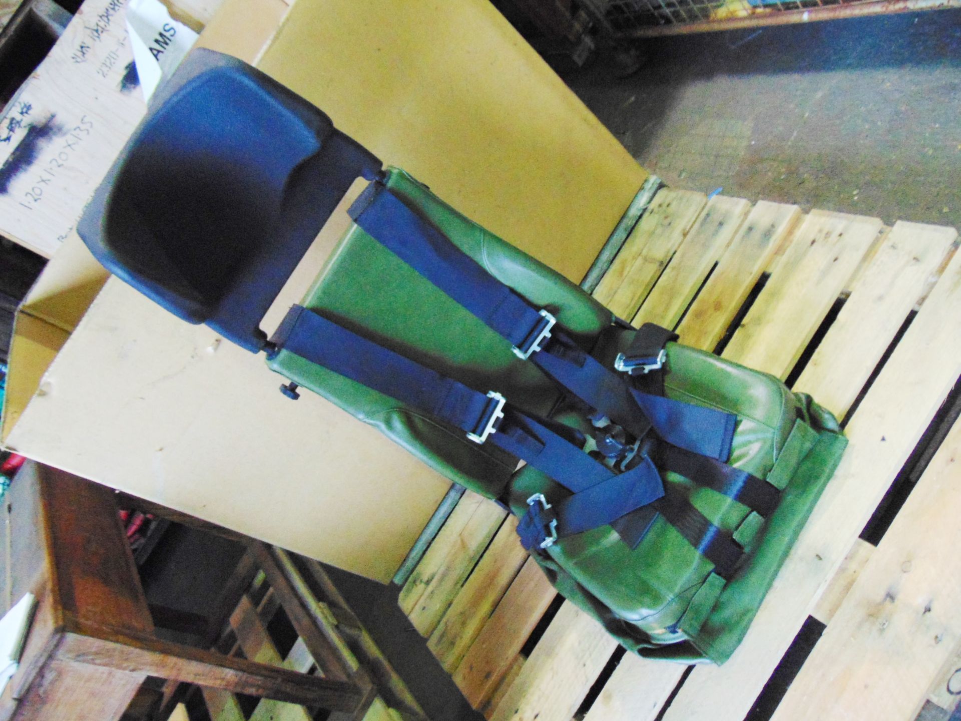 Unissued Vehicle Operators Seat with Harness - Image 2 of 5