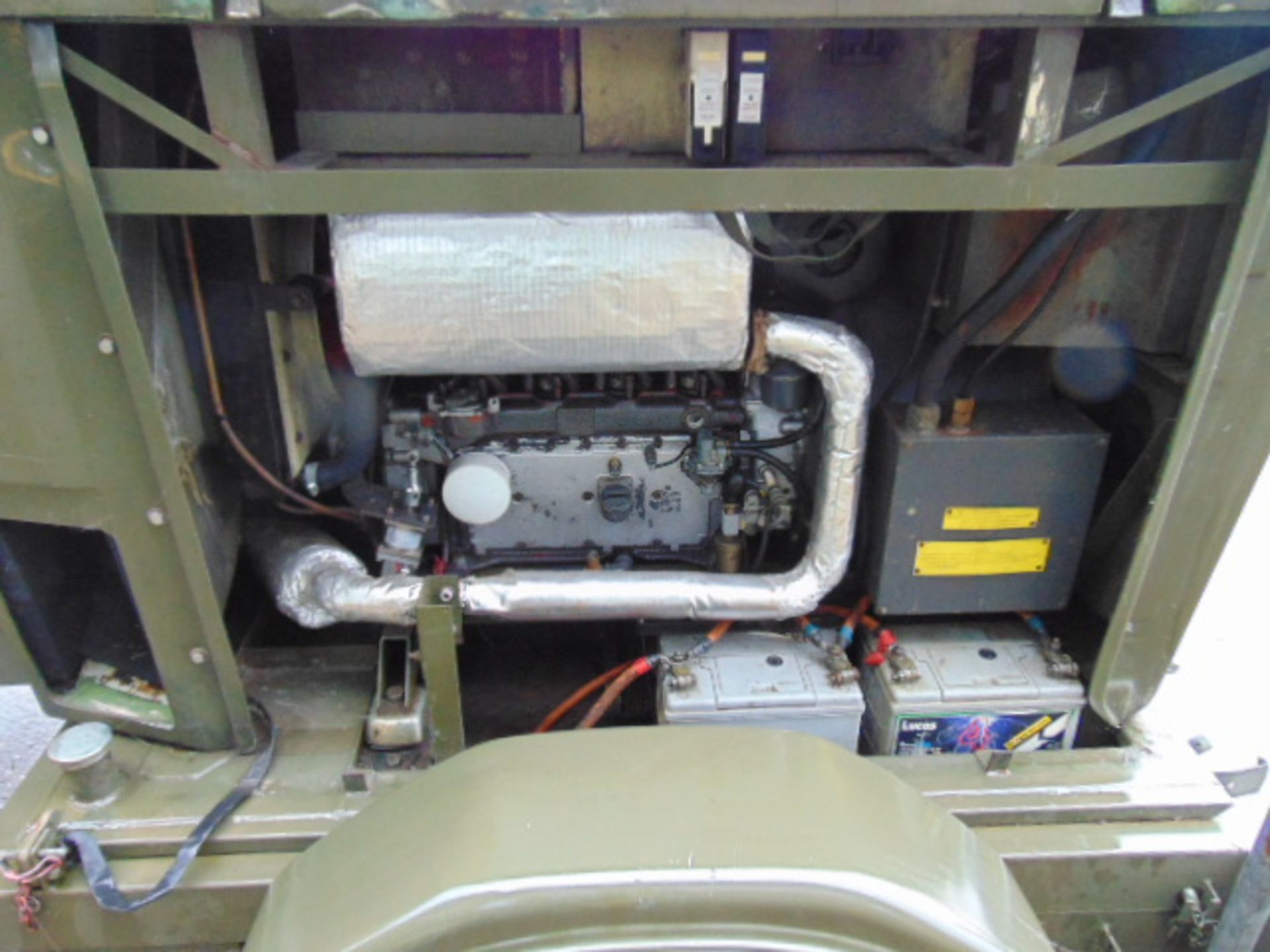 Ex Uk Royal Air Force Trailer Mounted 25 KVA Generator - Image 8 of 12