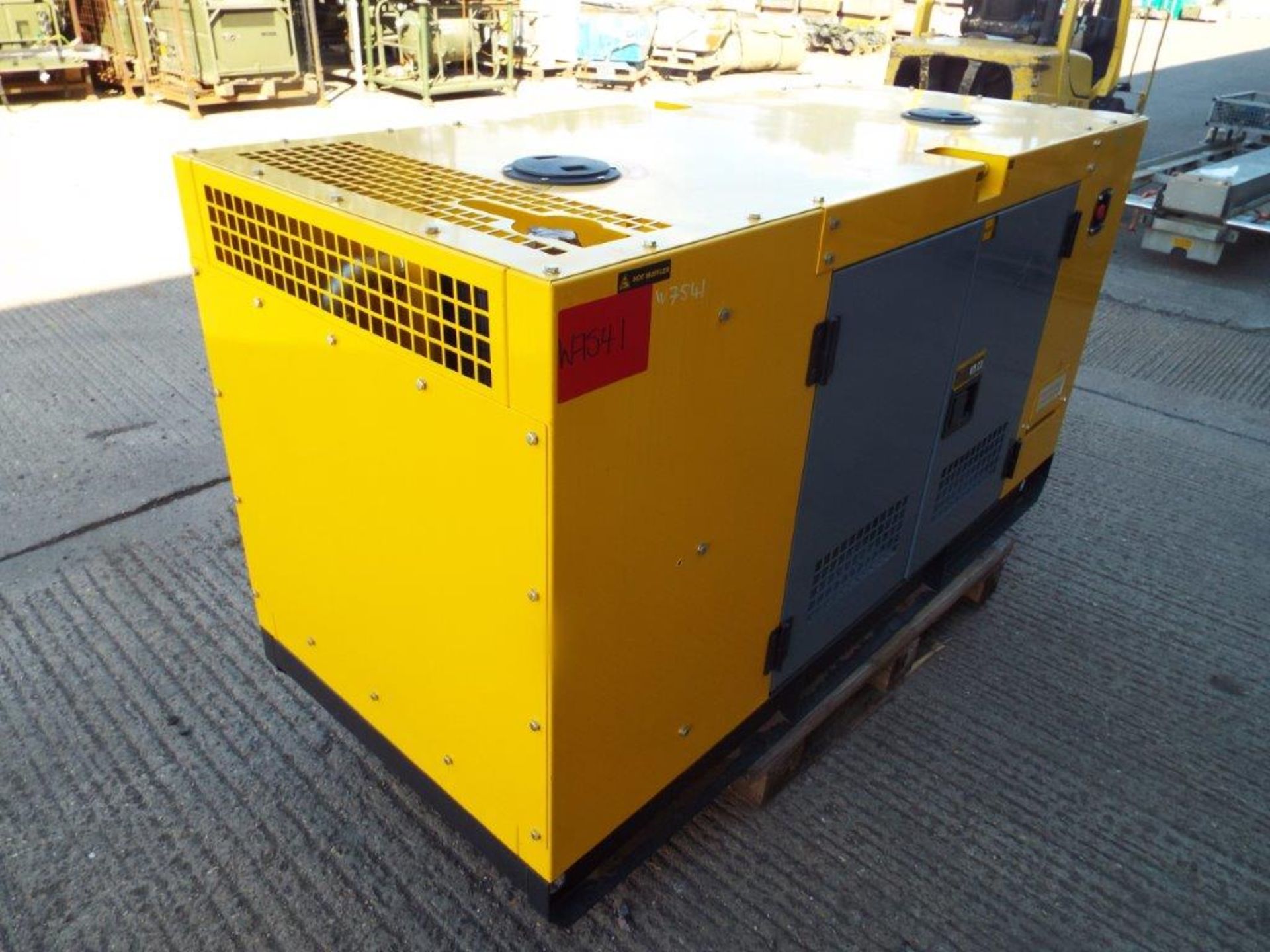 UNISSUED WITH TEST HOURS ONLY 40 KVA 3 Phase Silent Diesel Generator Set - Image 8 of 18