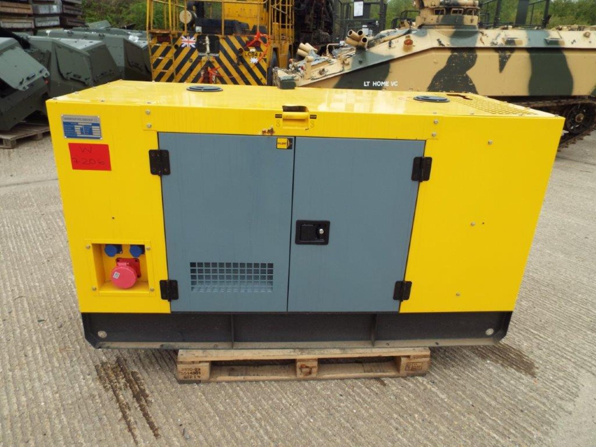 UNISSUED WITH TEST HOURS ONLY 40 KVA 3 Phase Silent Diesel Generator Set - Image 3 of 20