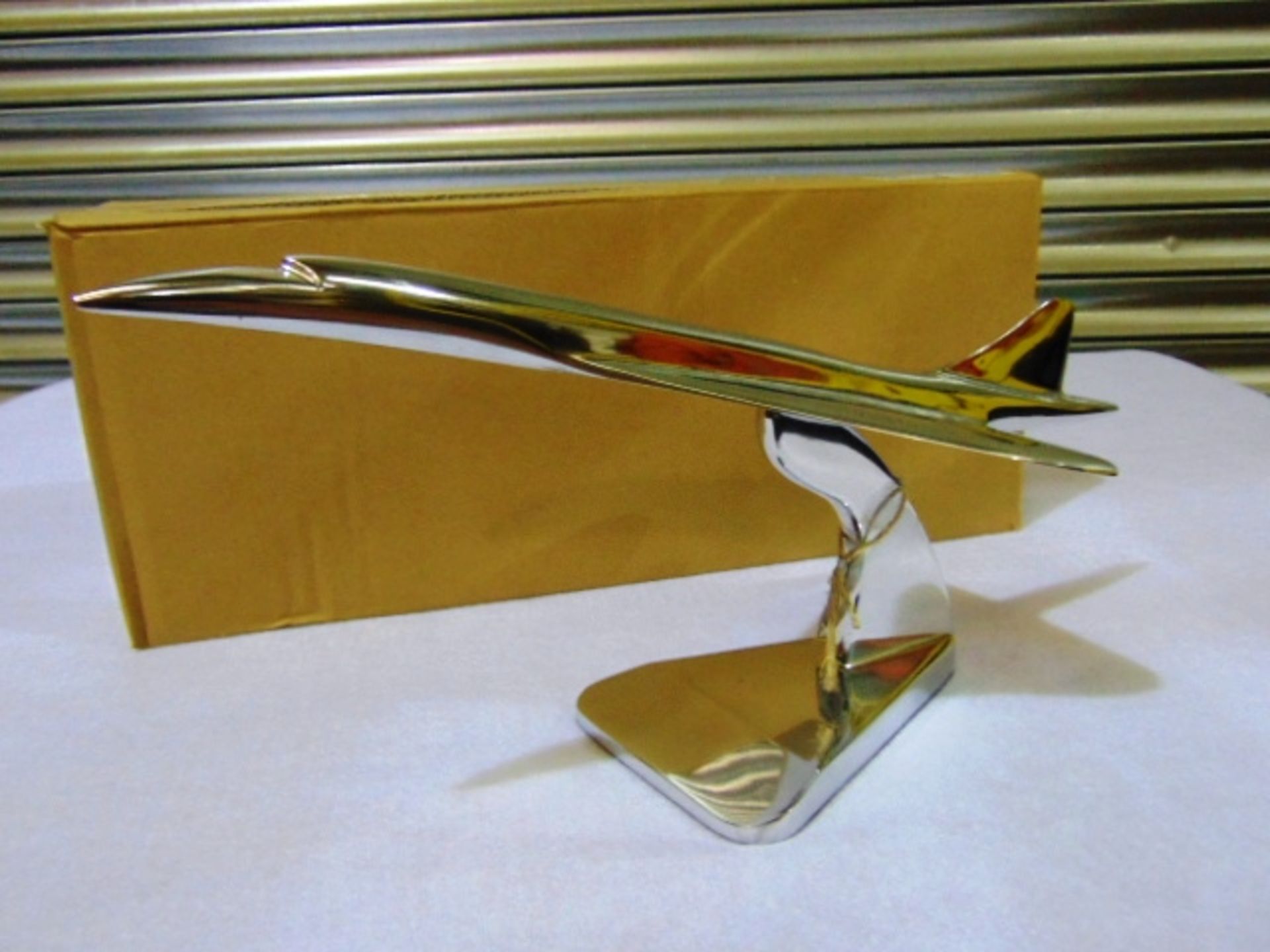 Aluminium Desktop Concorde Model - Image 3 of 6