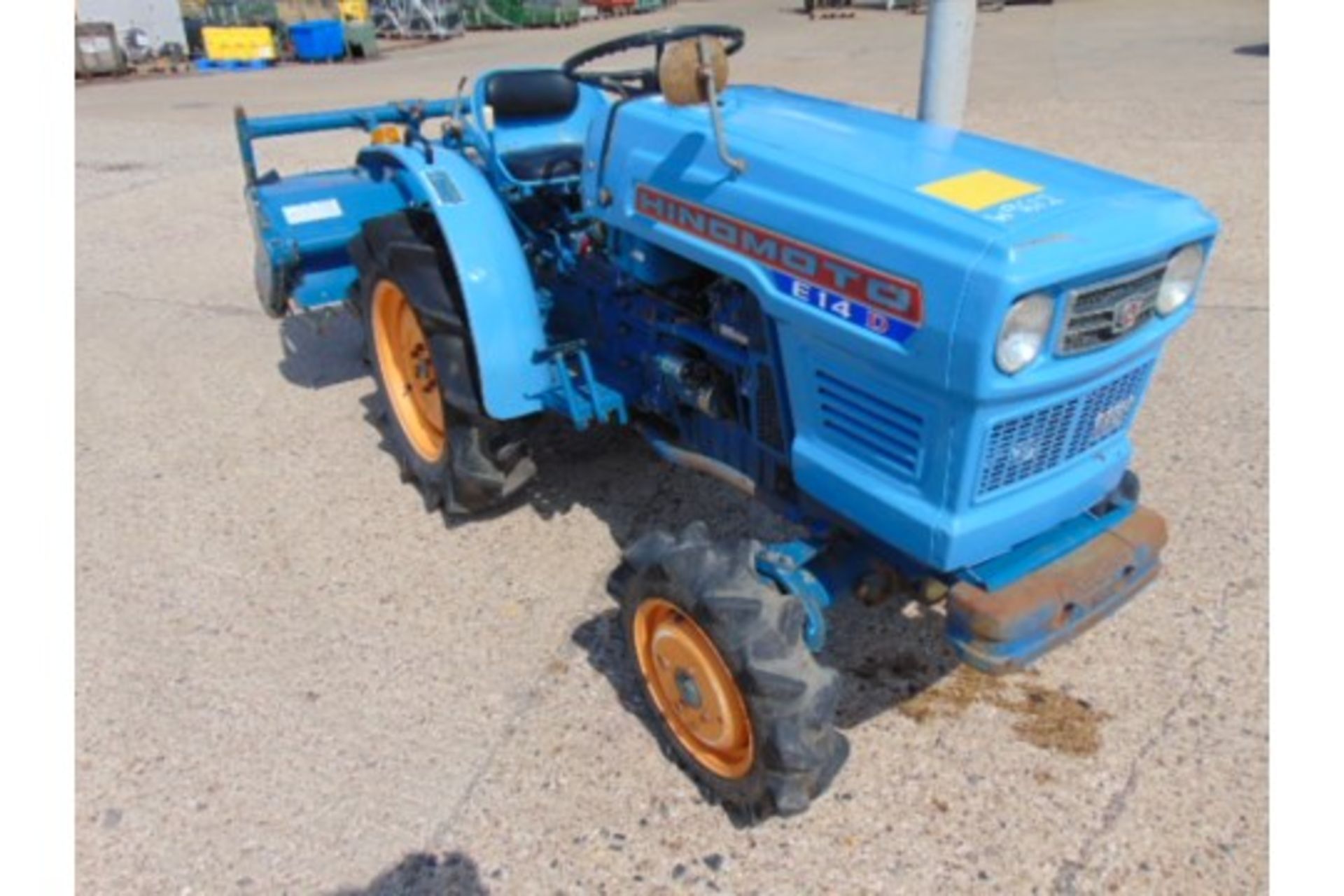 Hinomoto E14D Tractor 4 x 4 c/w DS1201 Rotovator