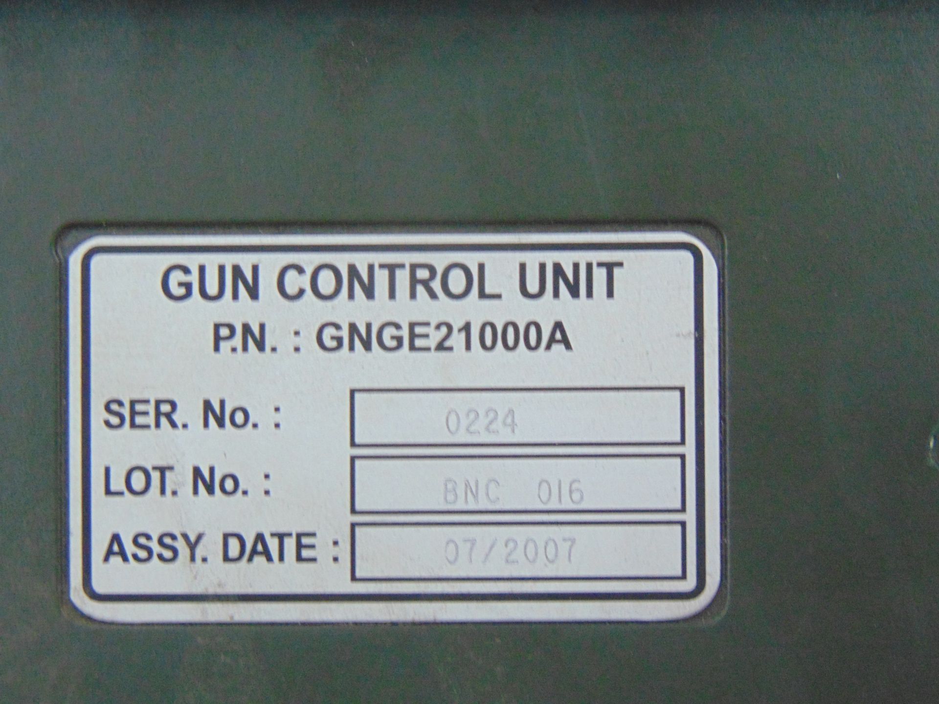 6 x Gun Control Units P/no GNGE21000A - Bild 8 aus 9