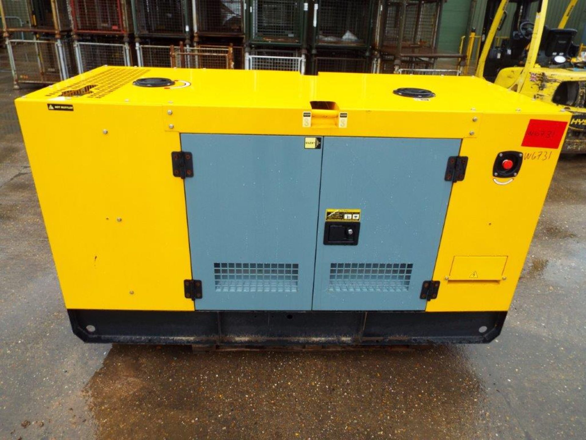 UNISSUED WITH TEST HOURS ONLY 40 KVA 3 Phase Silent Diesel Generator Set - Image 6 of 19