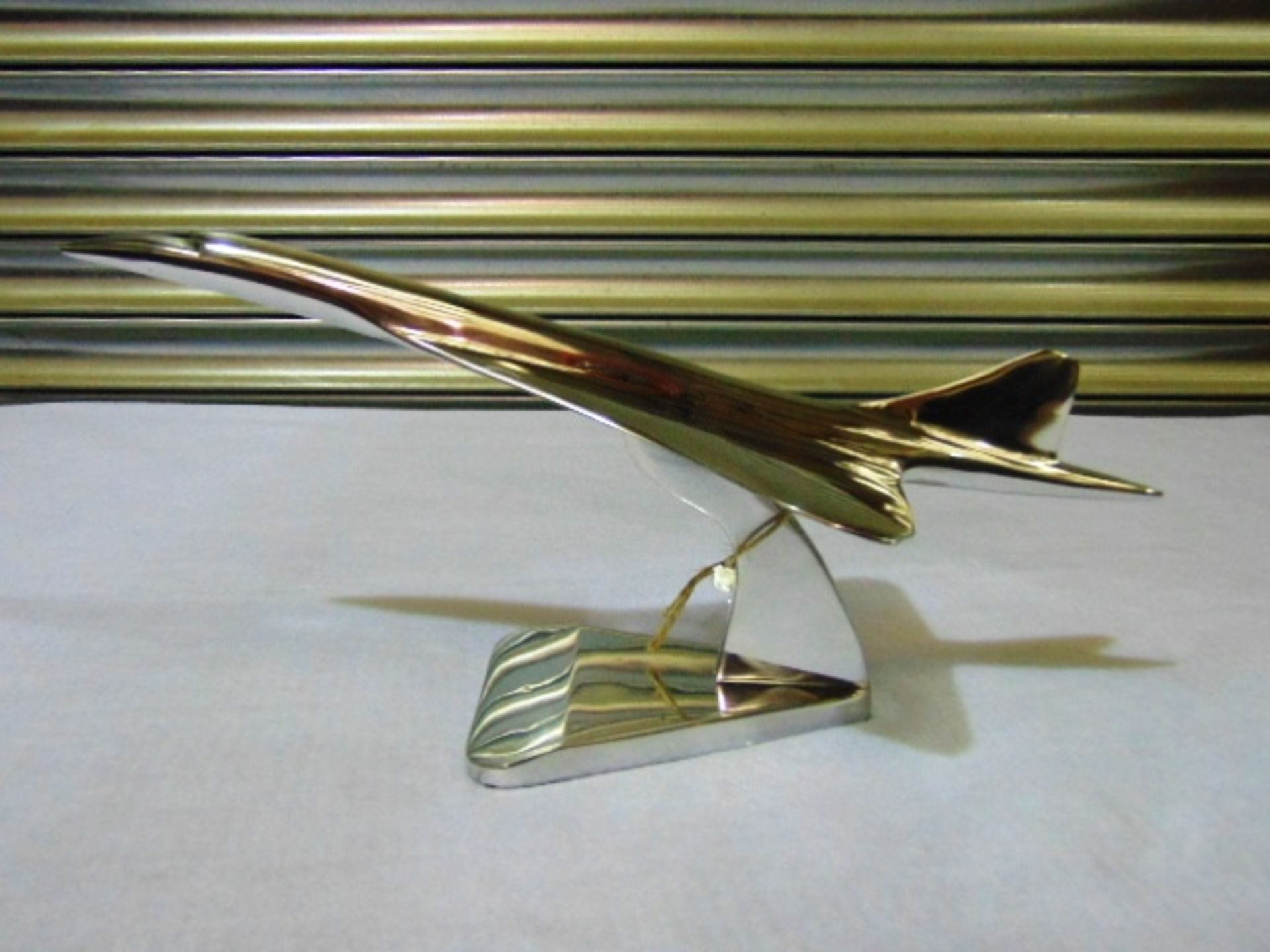 Aluminium Desktop Concorde Model - Image 2 of 6