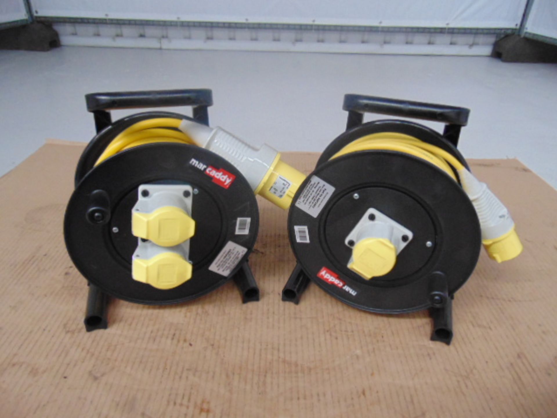 2 x Marcaddy 110V Cable Extension Reels