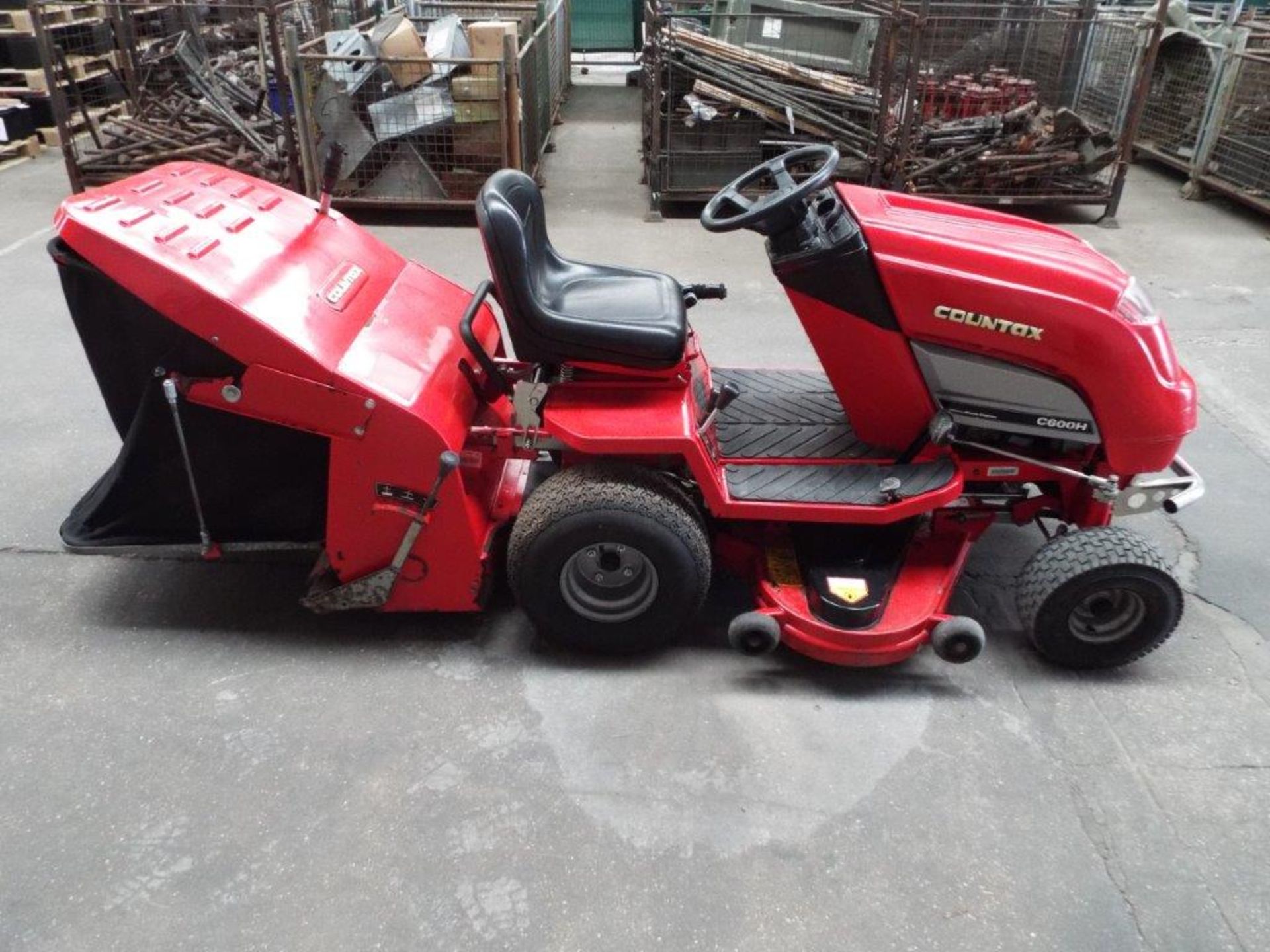 Countax C600H Ride On Mower with Rear Brush and Grass Collector - Image 8 of 22