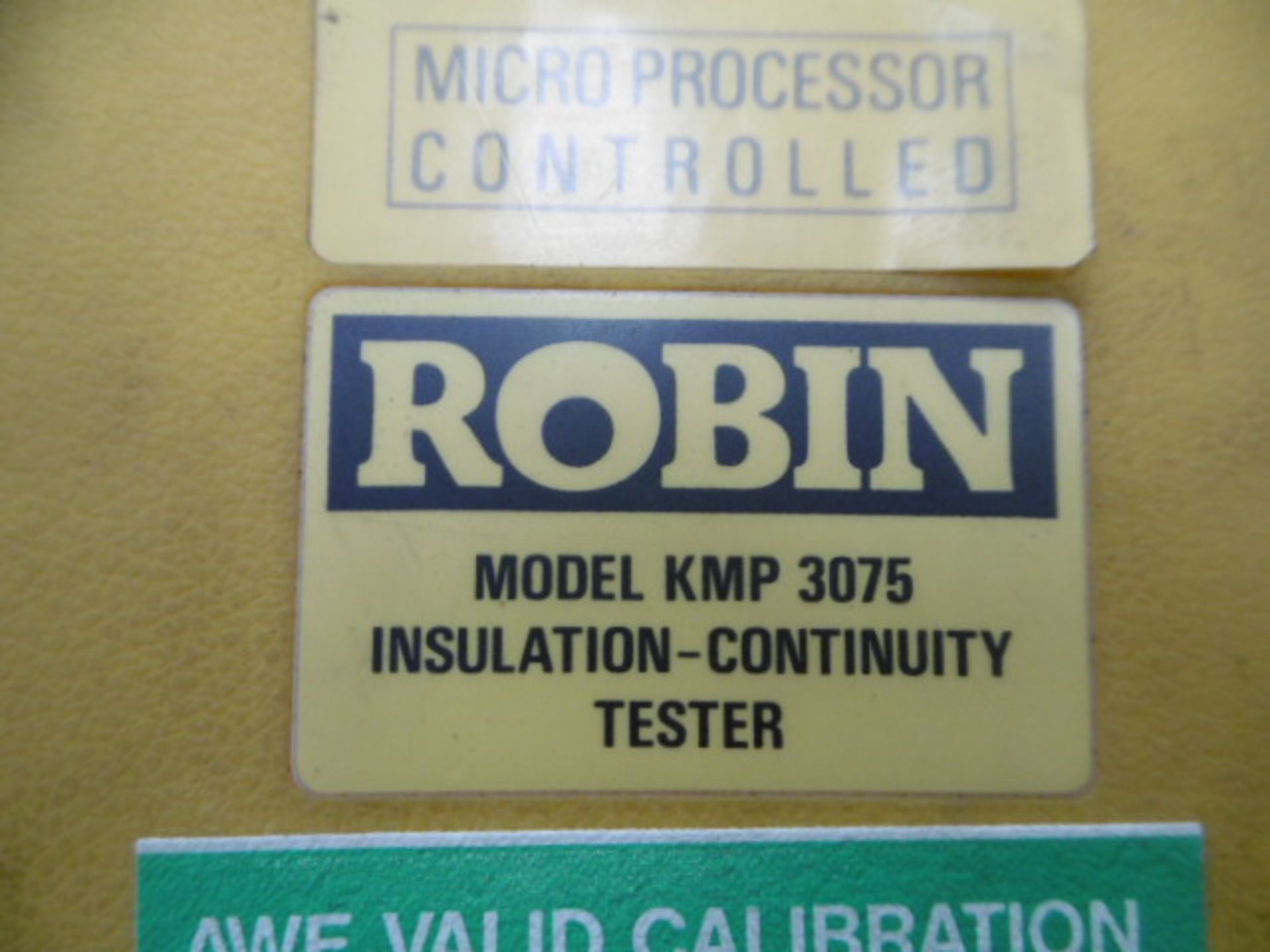 Robin KMP3075DL Continuity and Insulation Test Set - Image 5 of 6