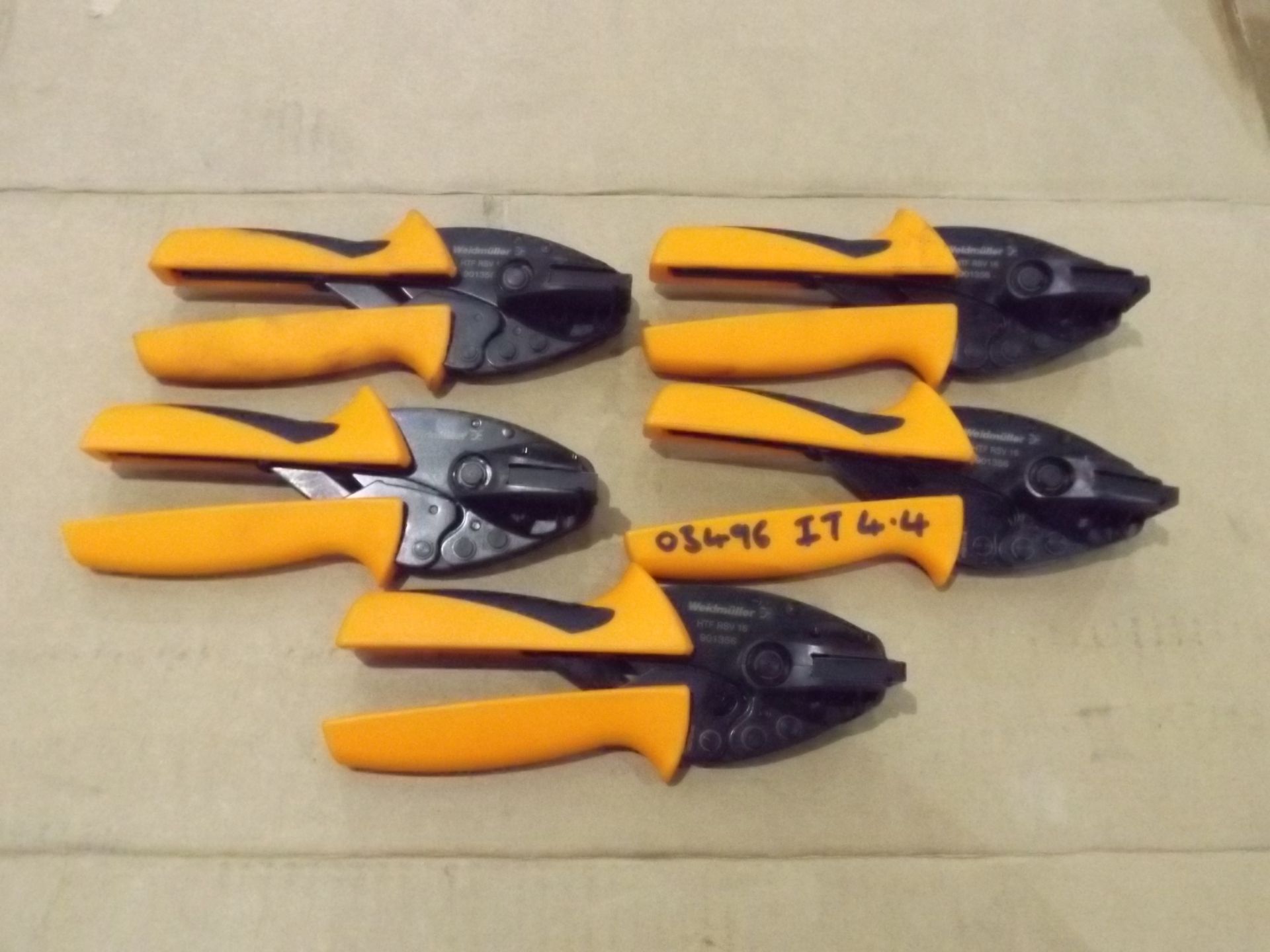 5 x Weidmuller HTF RSV 16 Crimping Tools