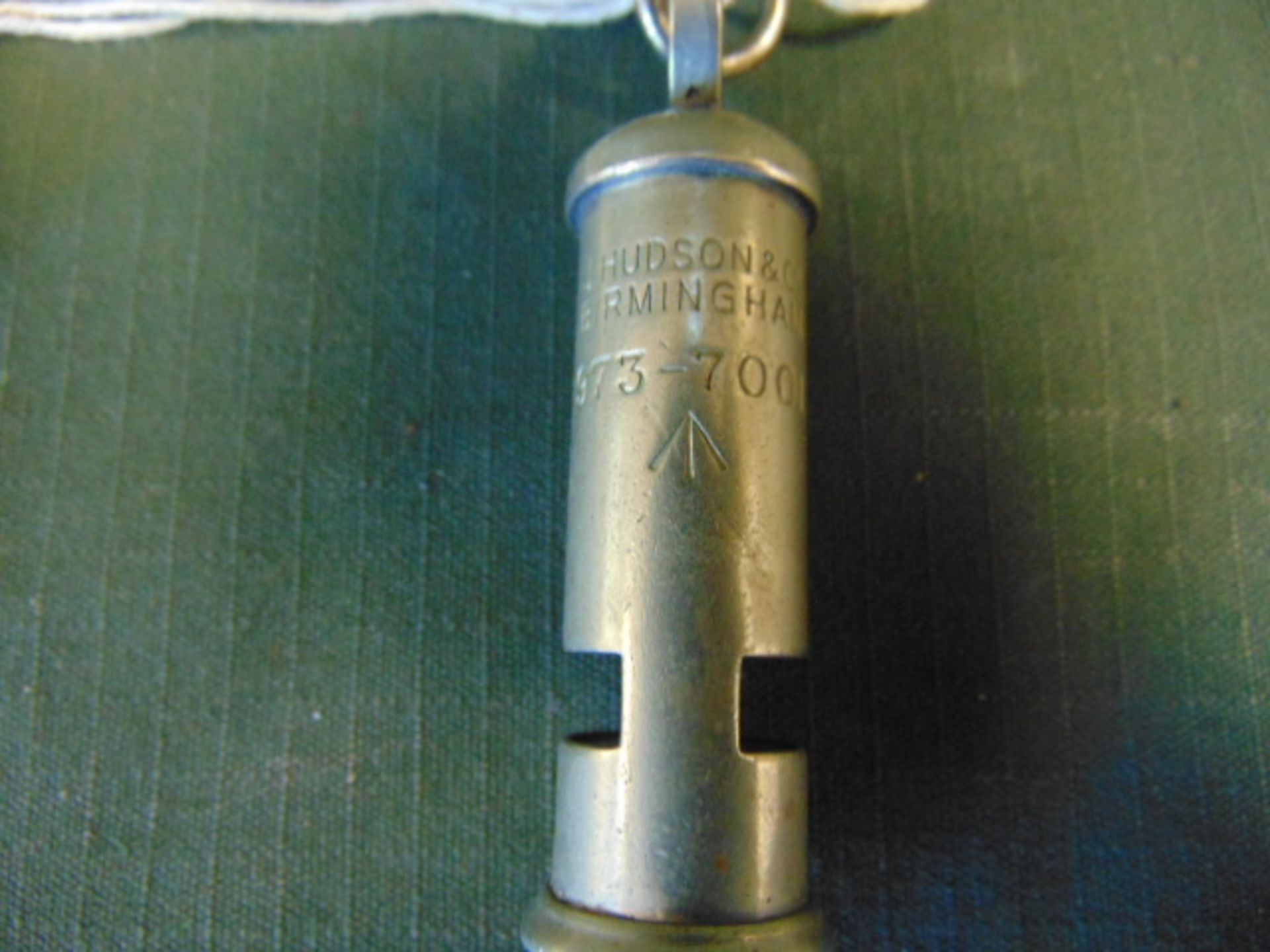 J Hudson & Co Service Whistle Broad Arrow Marked - Image 5 of 5