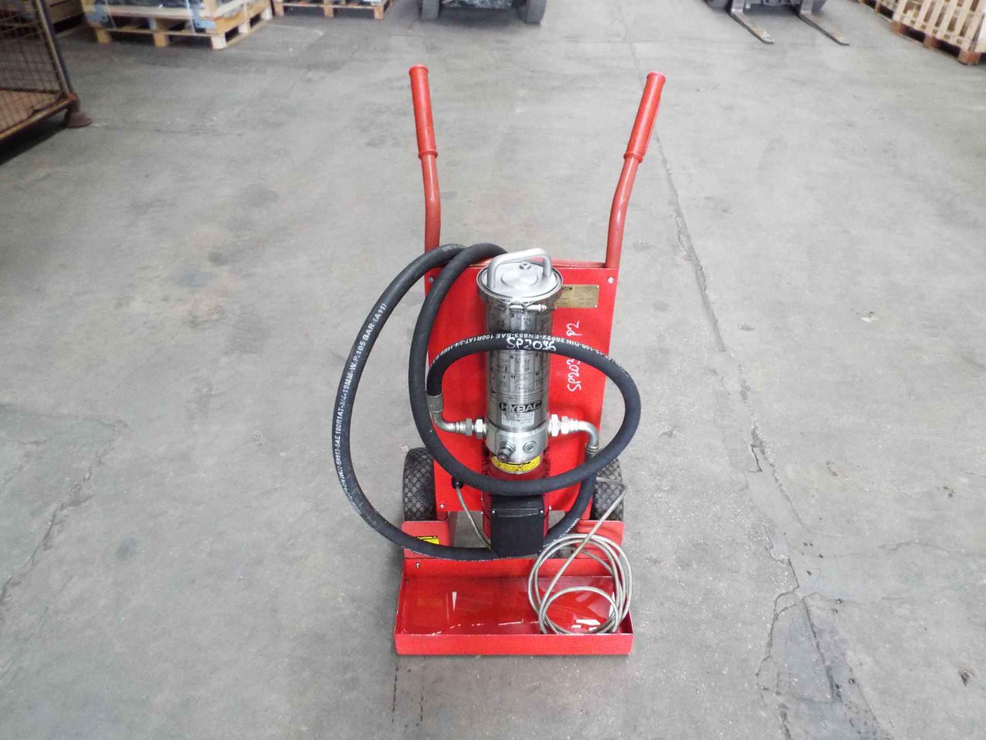 Hydac Hydraulic Pump/Filtration Trolley - Image 2 of 10