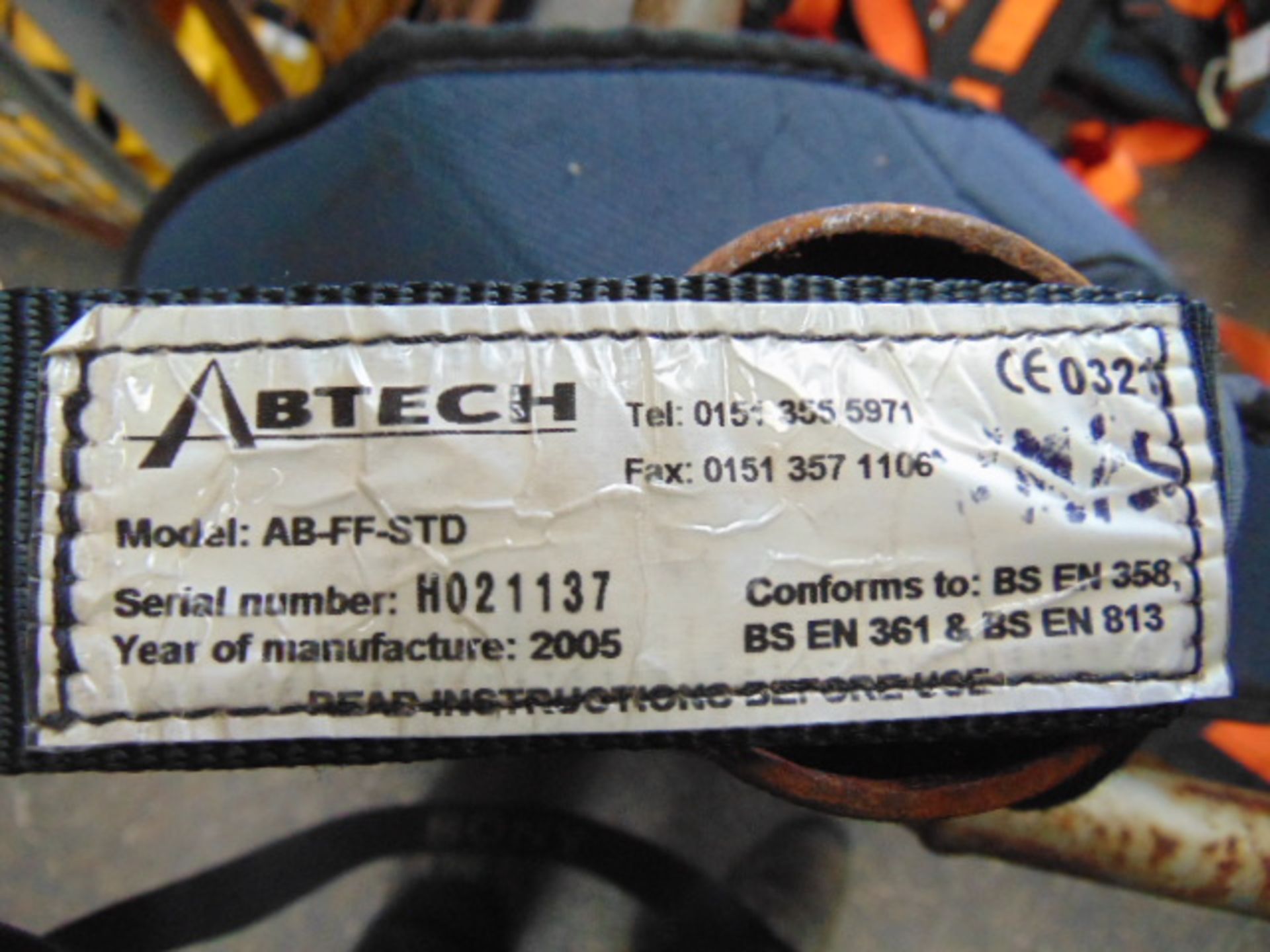 10 x Abtech AB-FF-STD Rescue Harnesses - Image 2 of 2