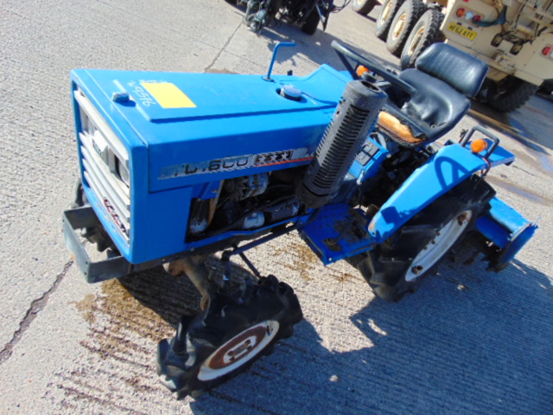 Iseki TU1600 Compact Tractor c/w Iseki SAR 1300 Rotovator 987 hours ONLY - Image 3 of 17