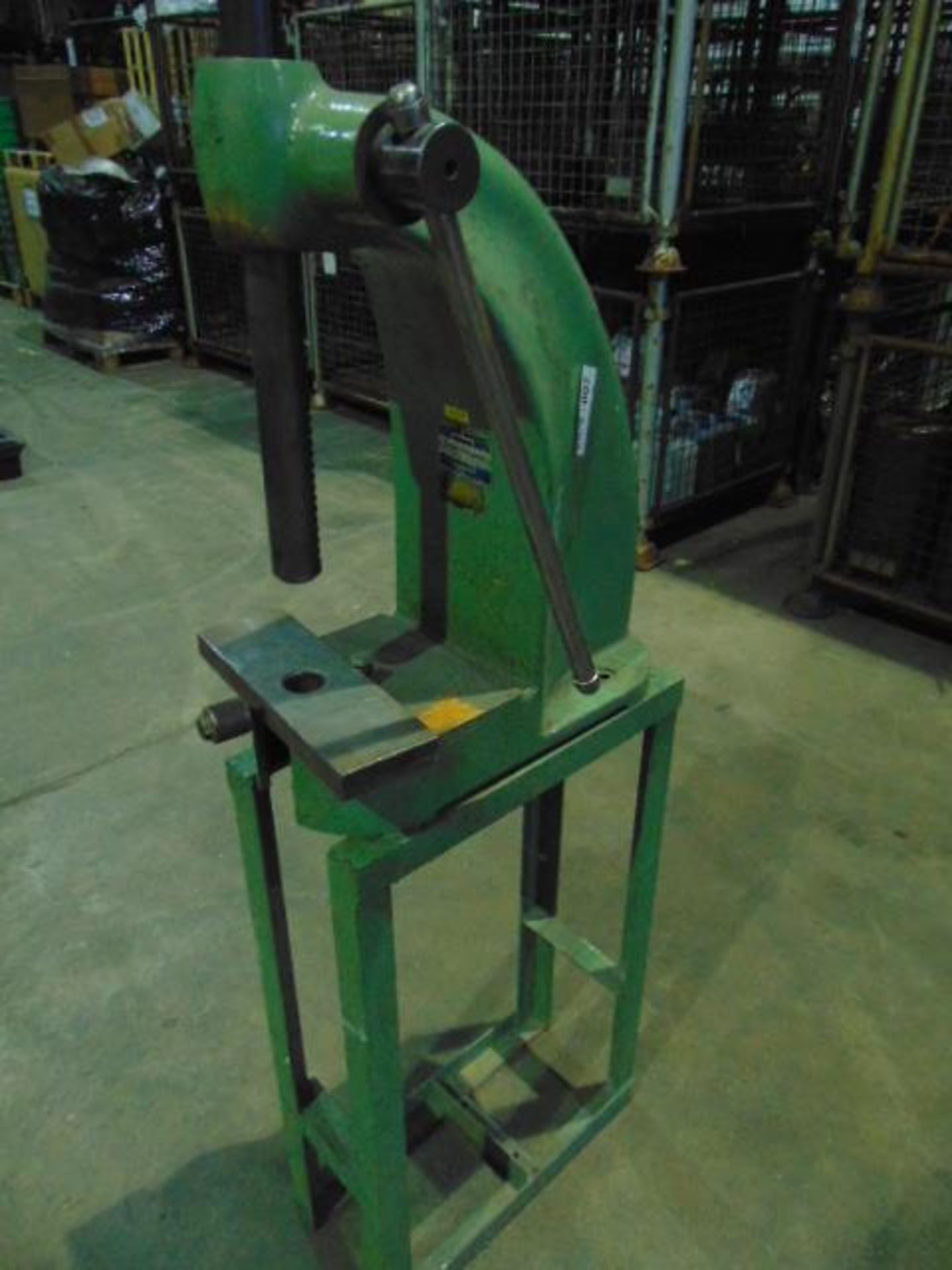 Jones-Shipman Type 8610-001 Heavy Duty Hand Press with Stand - Bild 2 aus 3