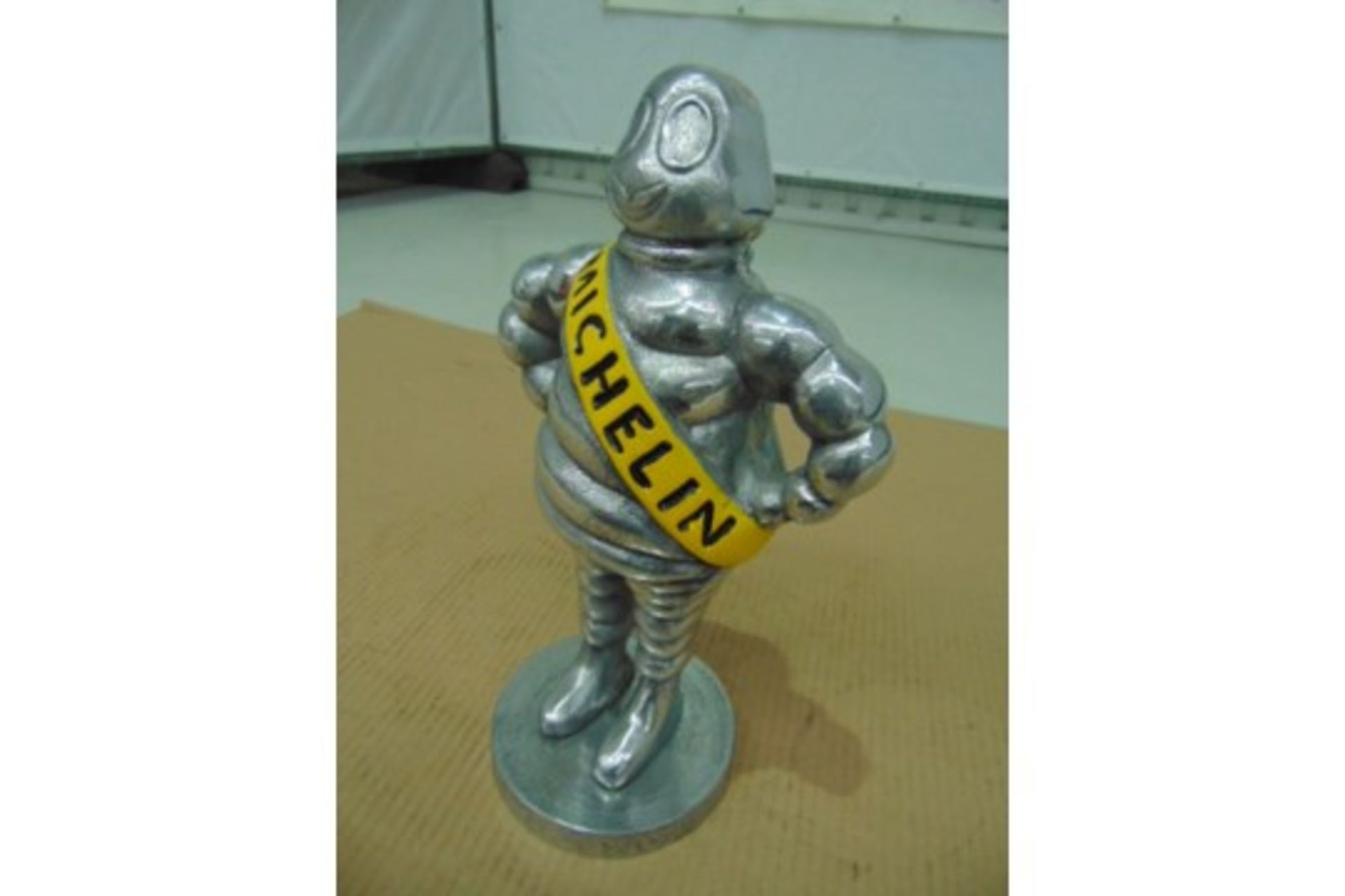 15" Polished Aluminium Detroit Reg 1918 Michelin Man