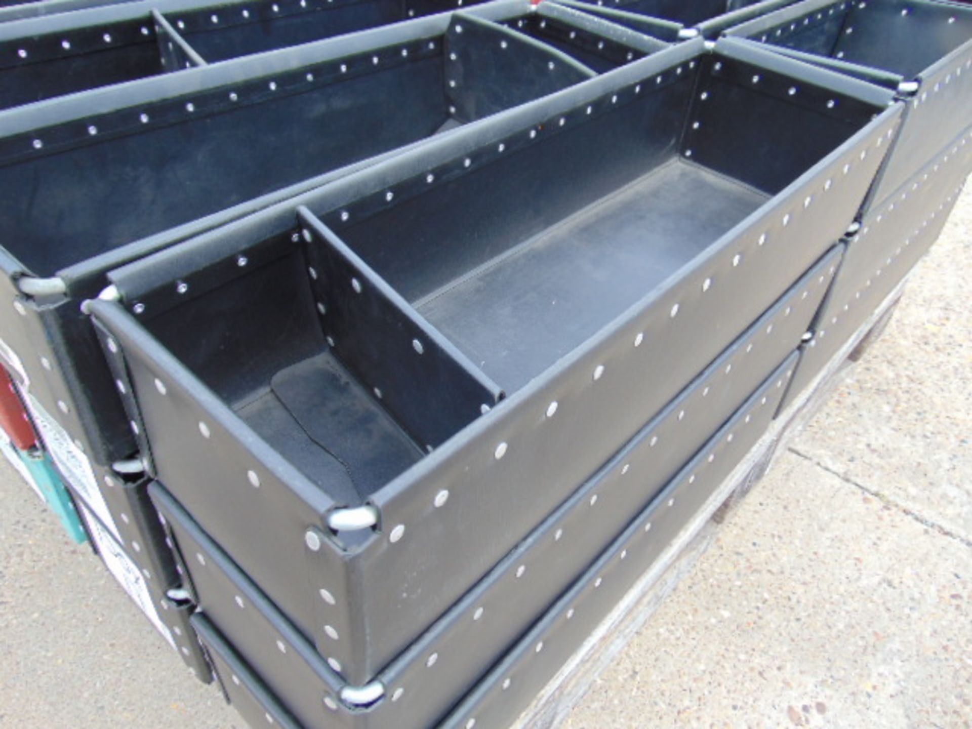 30 x Heavy Duty Tote Storage Boxes with Dividers - Image 6 of 8