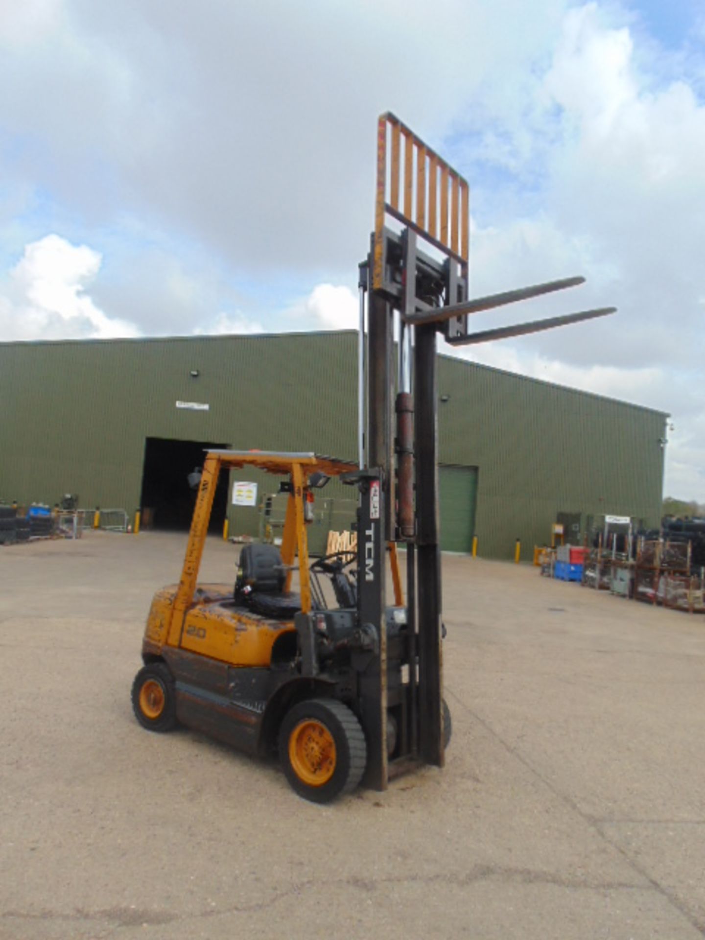 TCM FD20 Z5 T Counter Balance Diesel Container Forklift