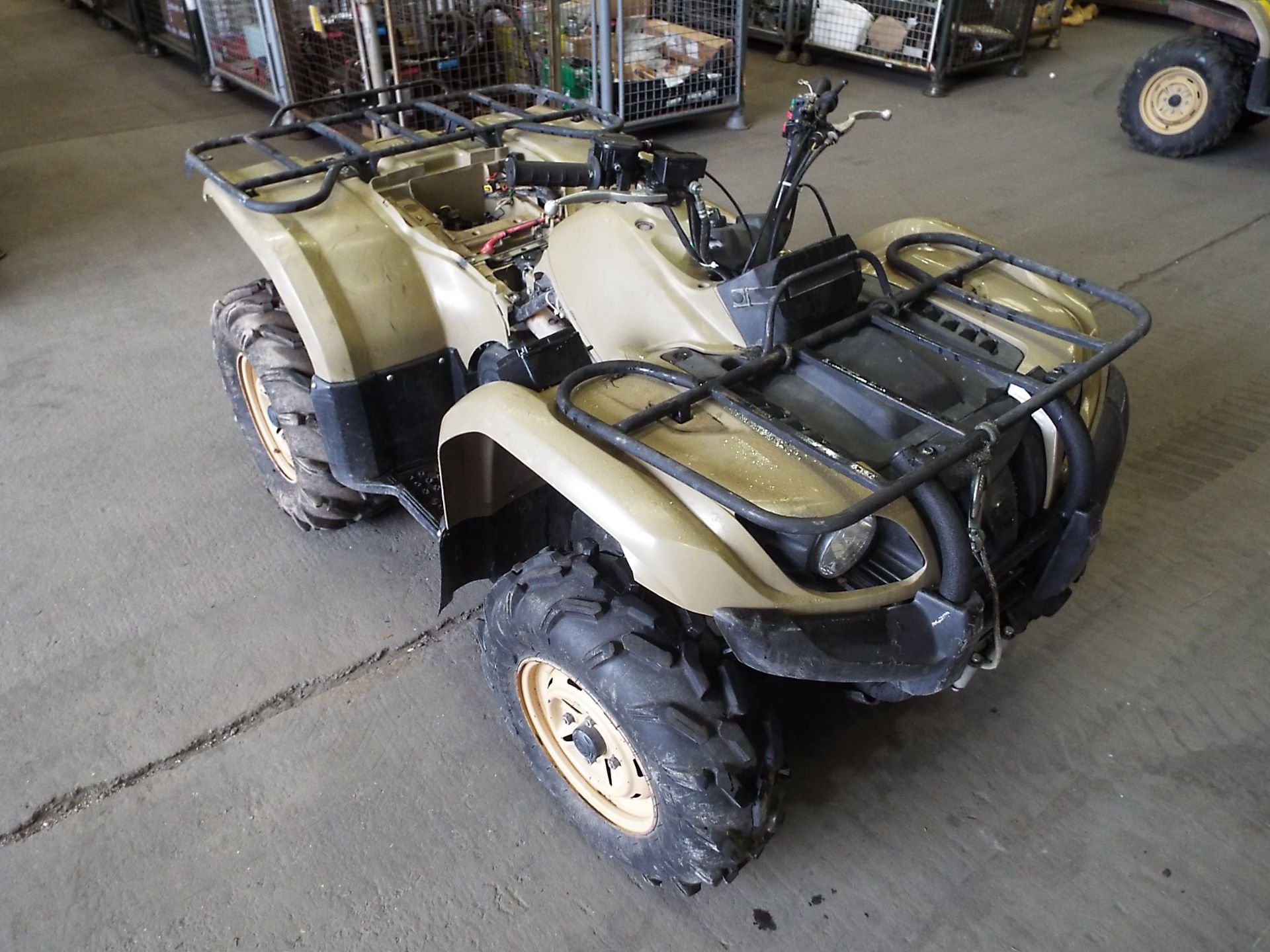 Military Specification Yamaha Grizzly 450 4 x 4 ATV Quad Bike Complete with Winch