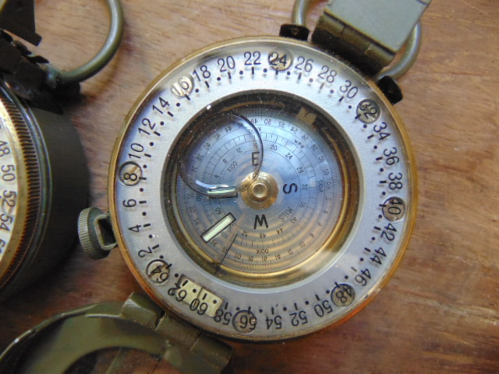 2 x Genuine British Army Stanley Prismatic Marching Compass' - Image 3 of 6