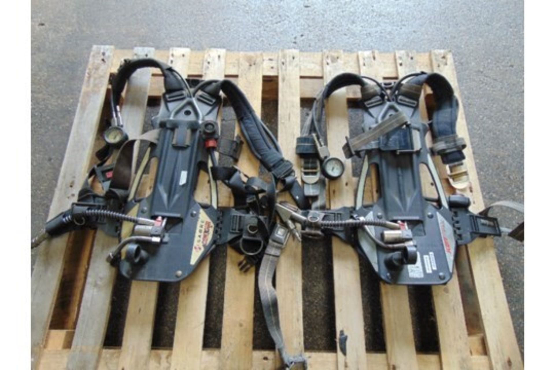 2 x Sabre Contour & Scott Propak Breathing Apparatus