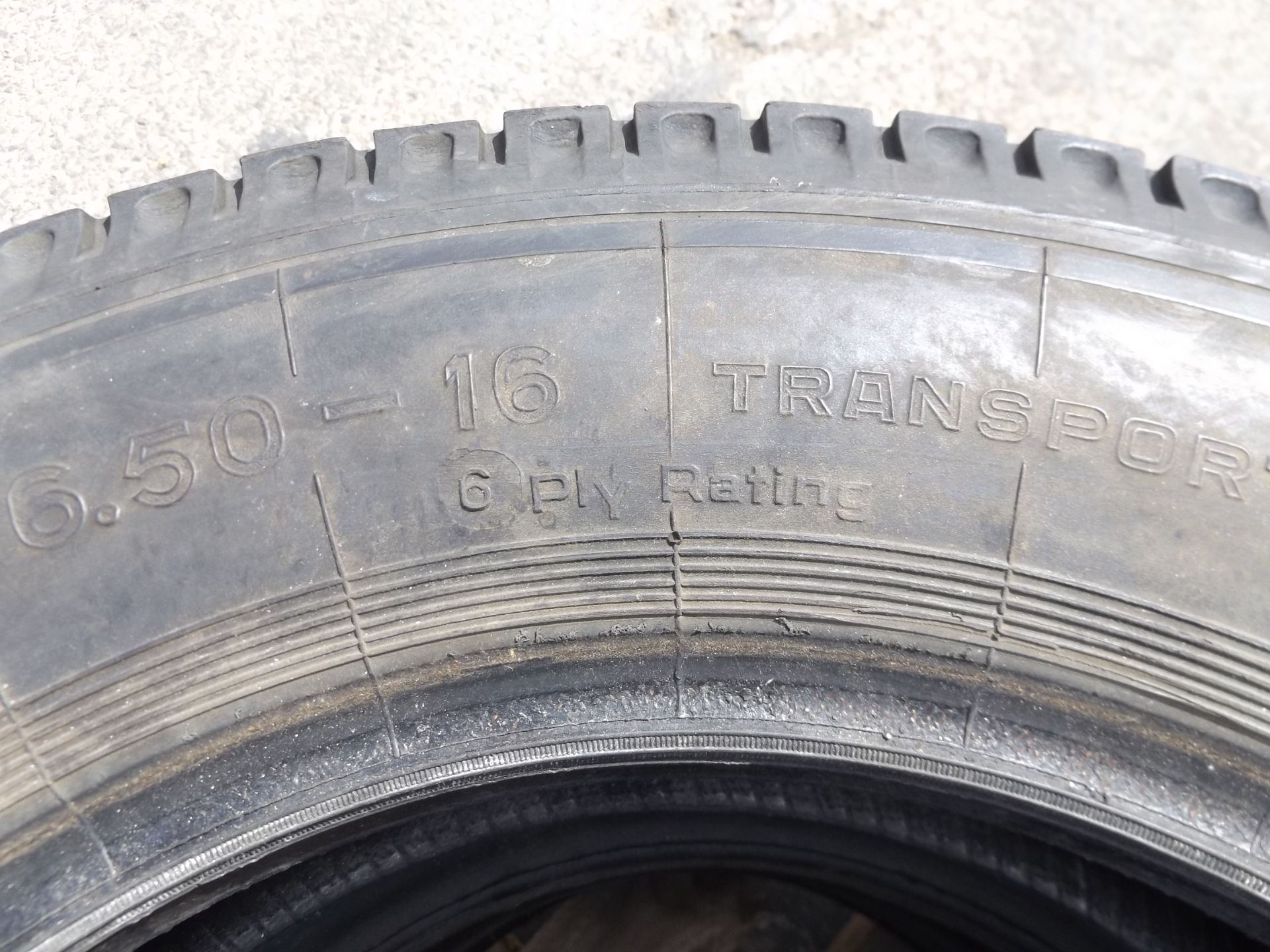 3 x Continental 6.50-16 Tyres - Bild 3 aus 4