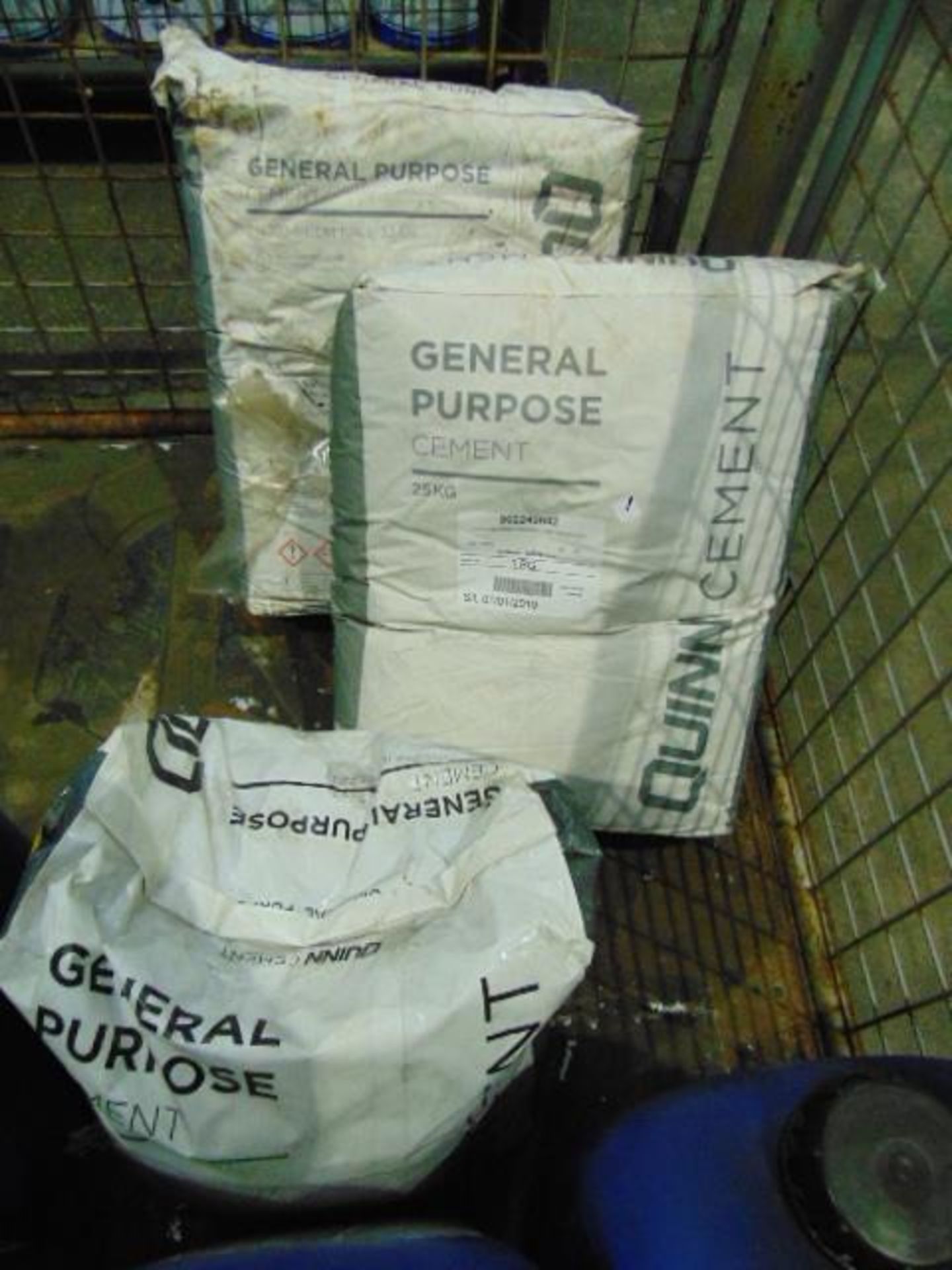 3 x 25 Kg Bags of Cement Direct from reserve stores - Image 2 of 2