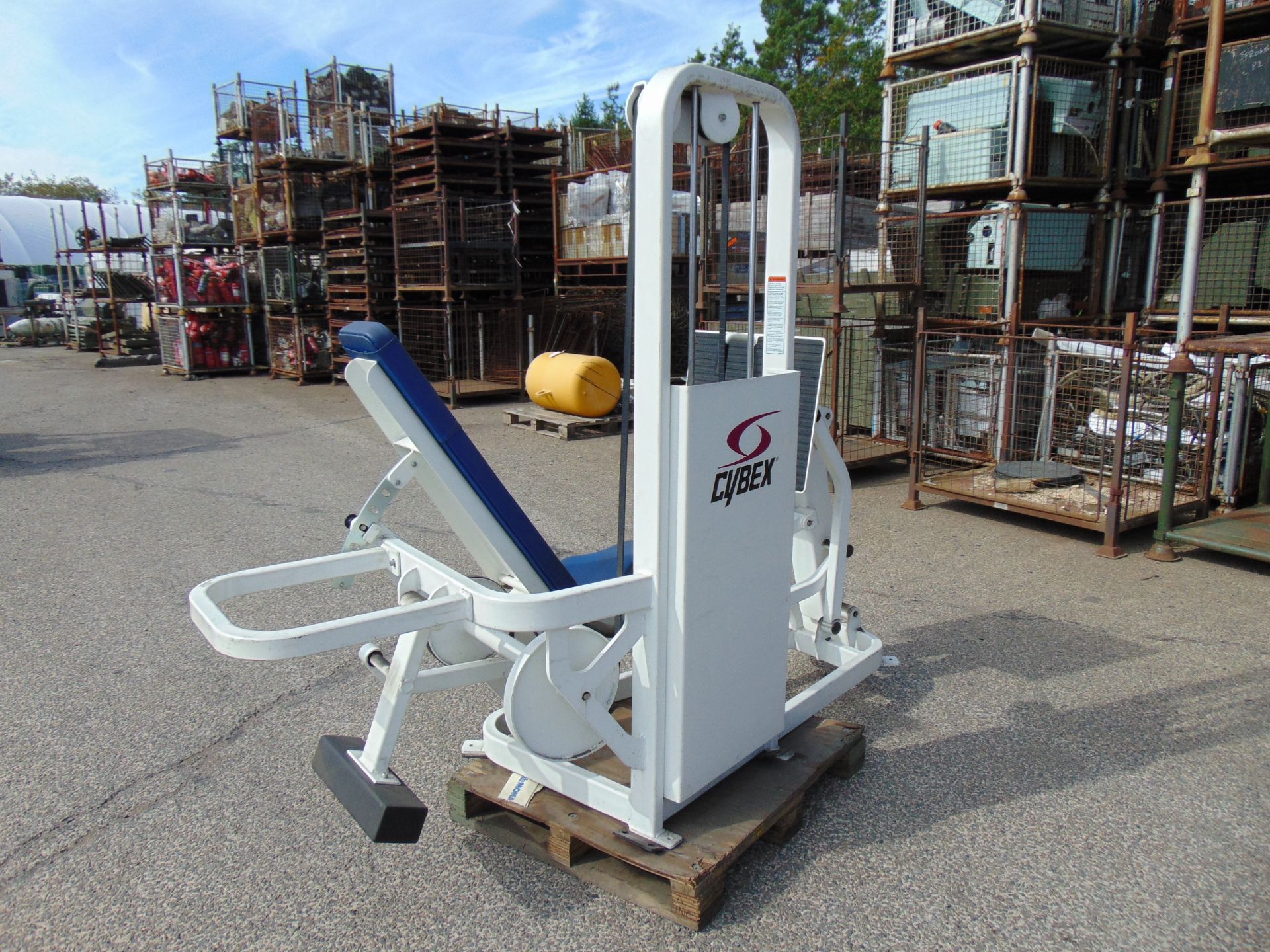 Cybex Seated Leg Press Exercise Machine - Image 4 of 10