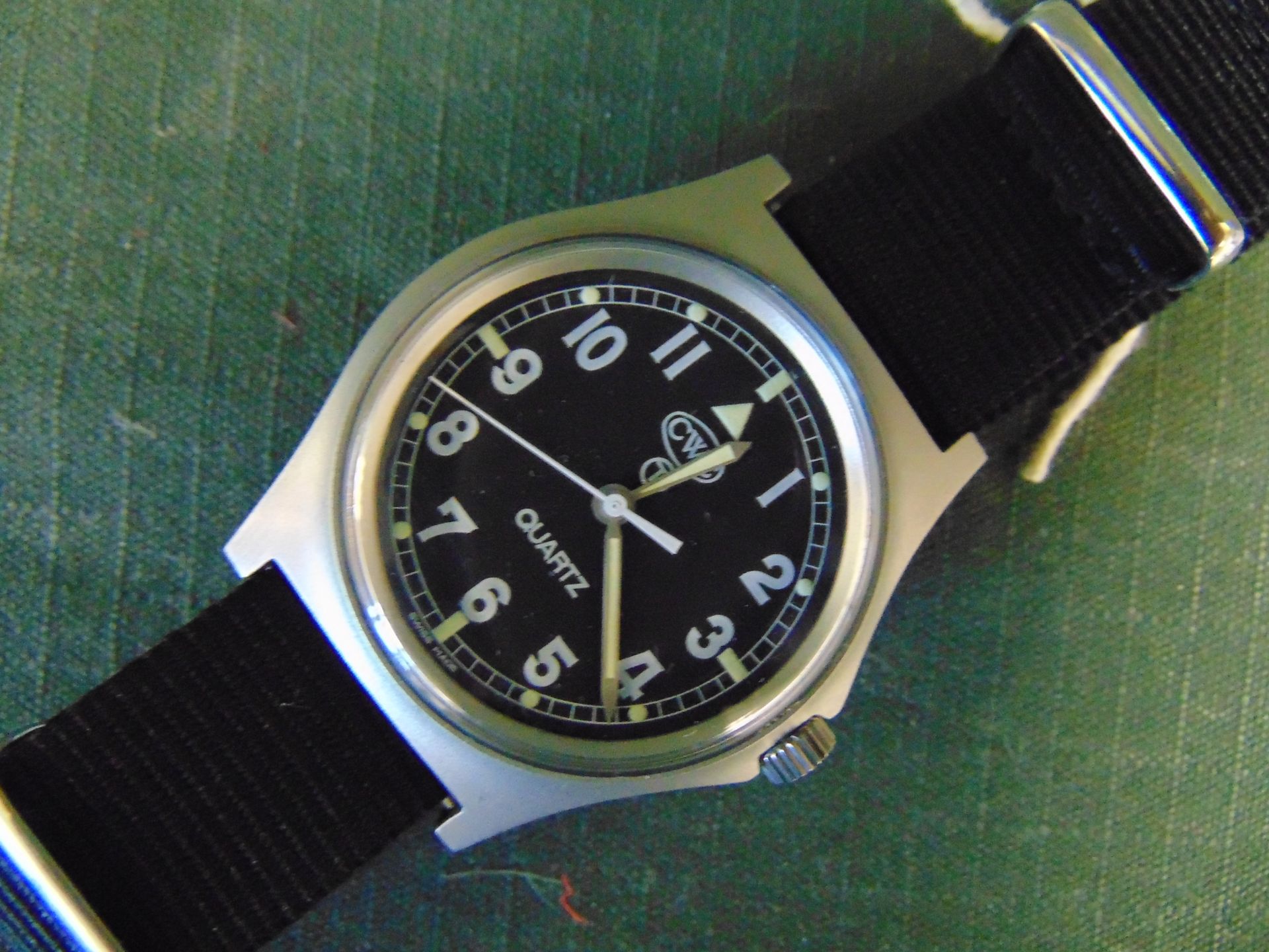 Very Rare Unissued CWC Quartz 0552 Marines/Navy Issue Watch Date 1990 Gulf War - Image 2 of 6