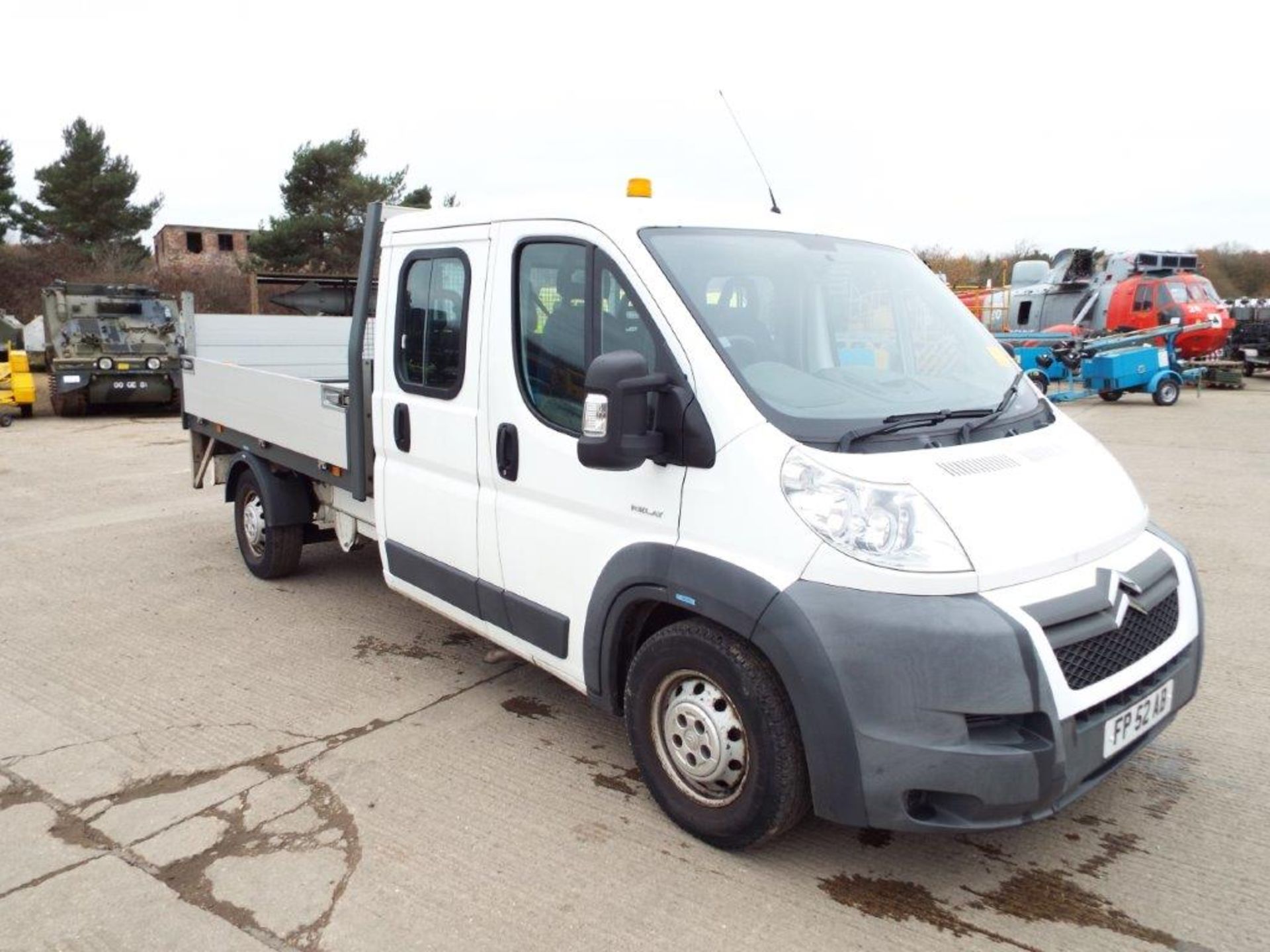 Citroen Relay 7 Seater Double Cab Dropside Pickup with 500kg Ratcliff Palfinger Tail Lift