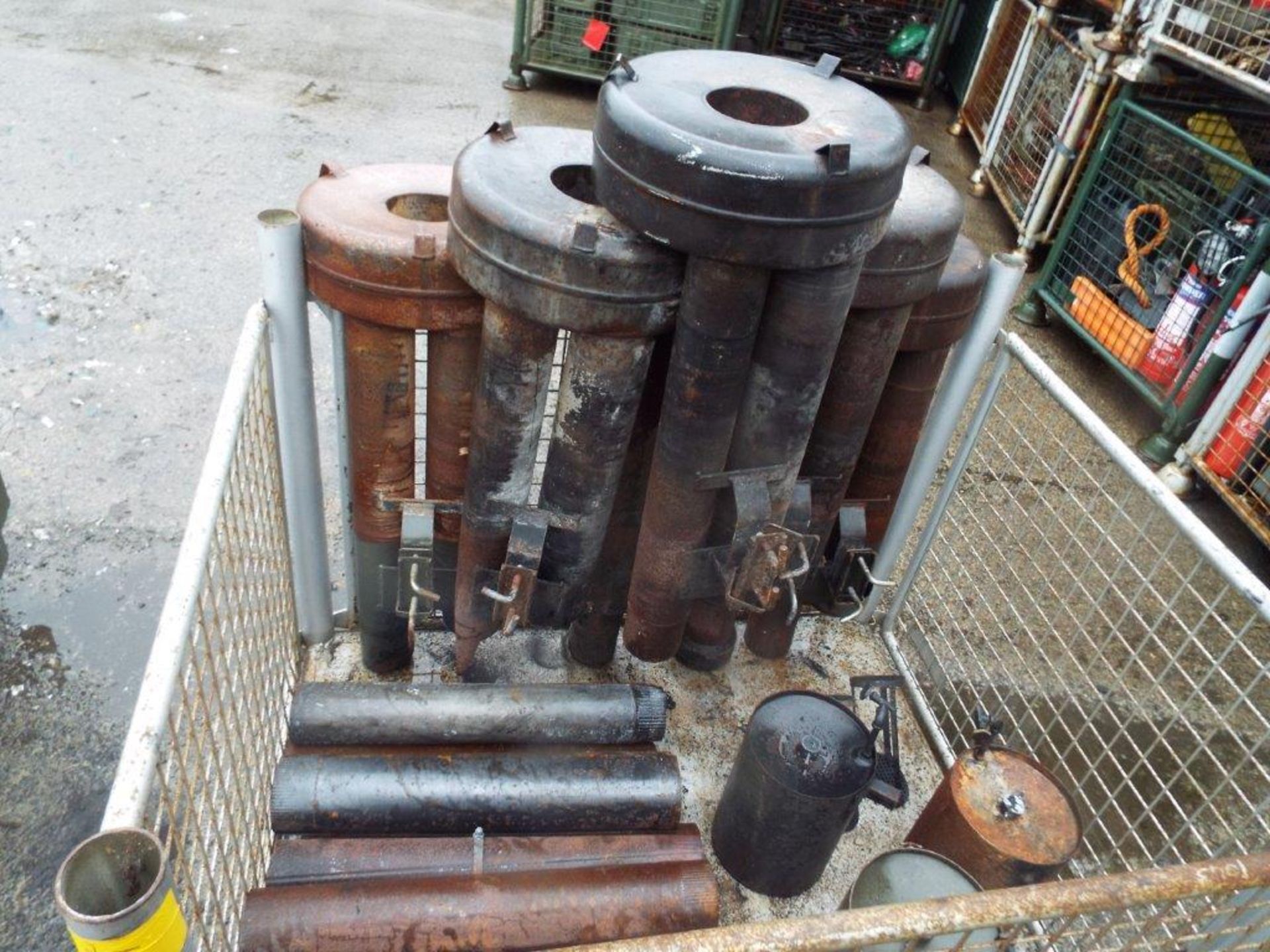Stillage Containing 6 x Military Immersion Heaters etc