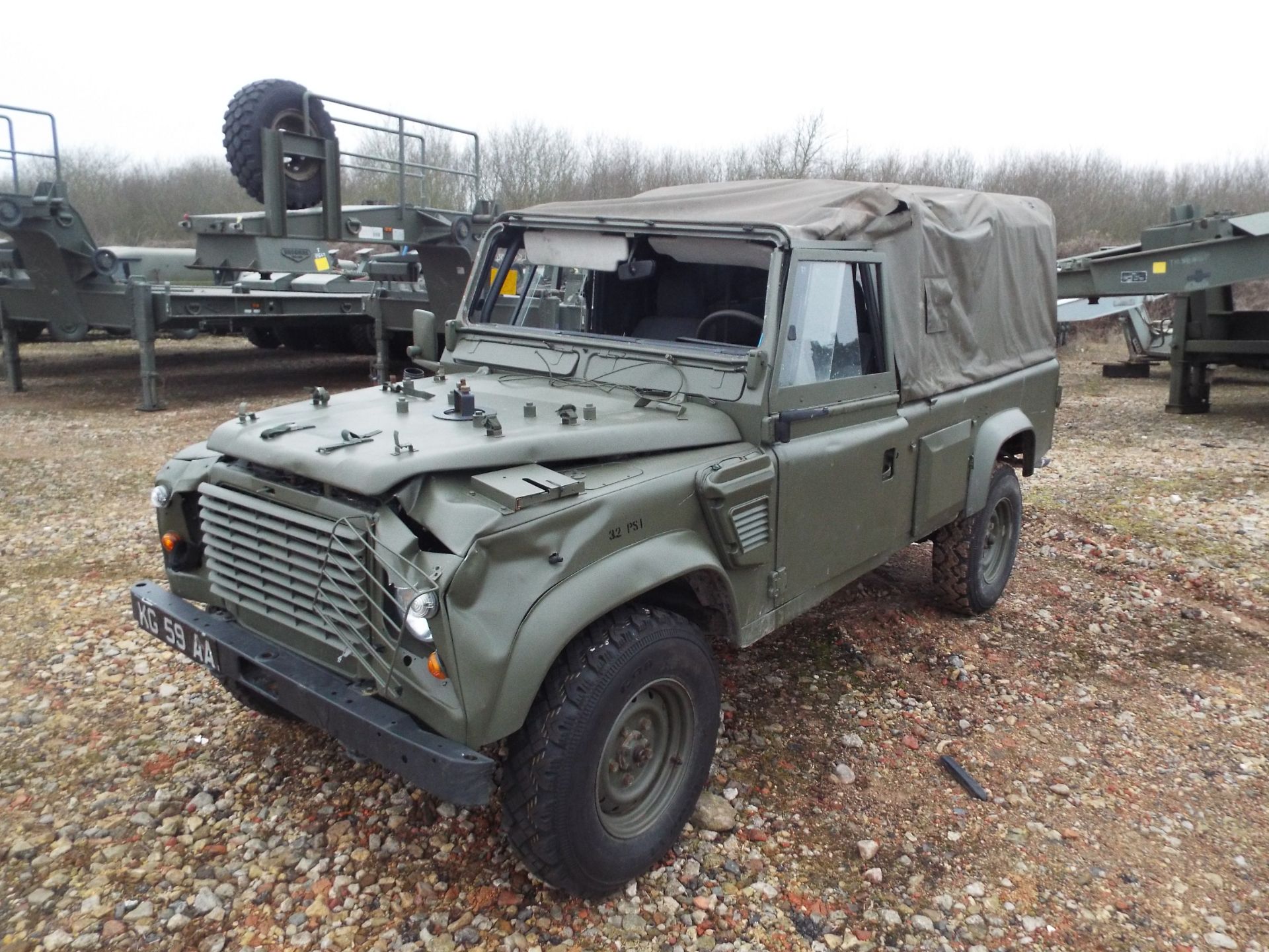 Military Specification LHD Land Rover Wolf 110 Soft Top - Image 3 of 23