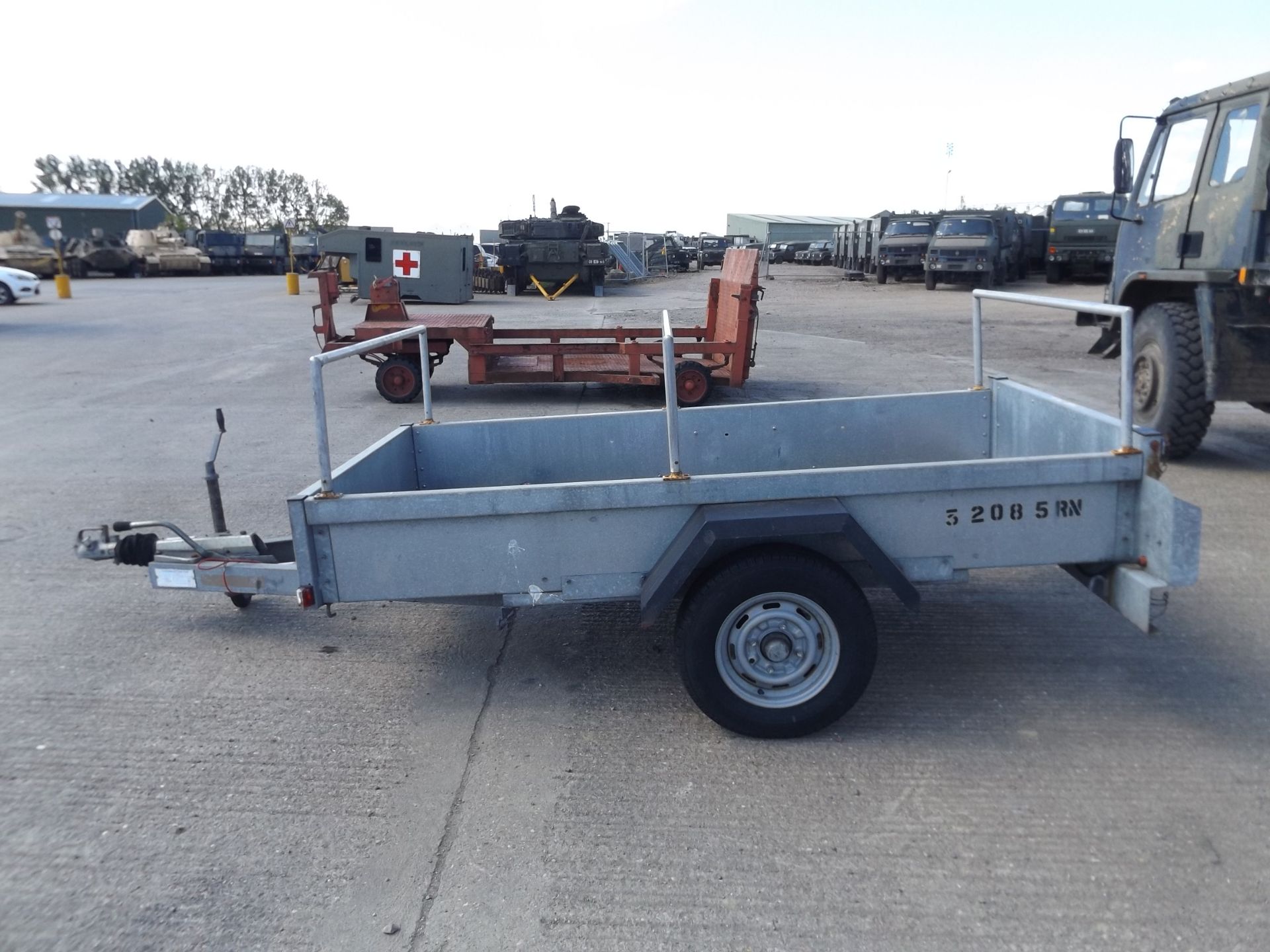 Indespension single axle galvanised Trailer - Image 2 of 8