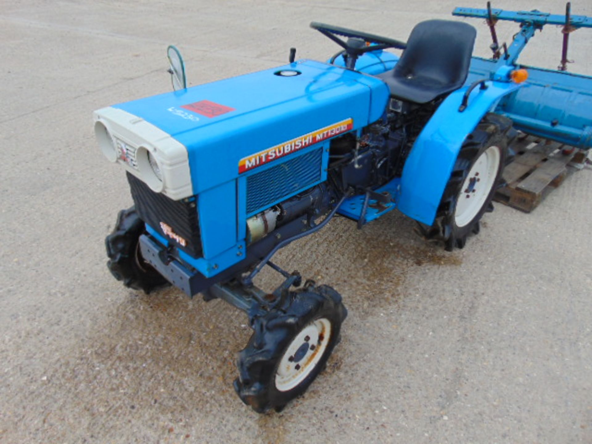 Mitsubishi MT1301D Compact Tractor with Rotovator - Image 4 of 25