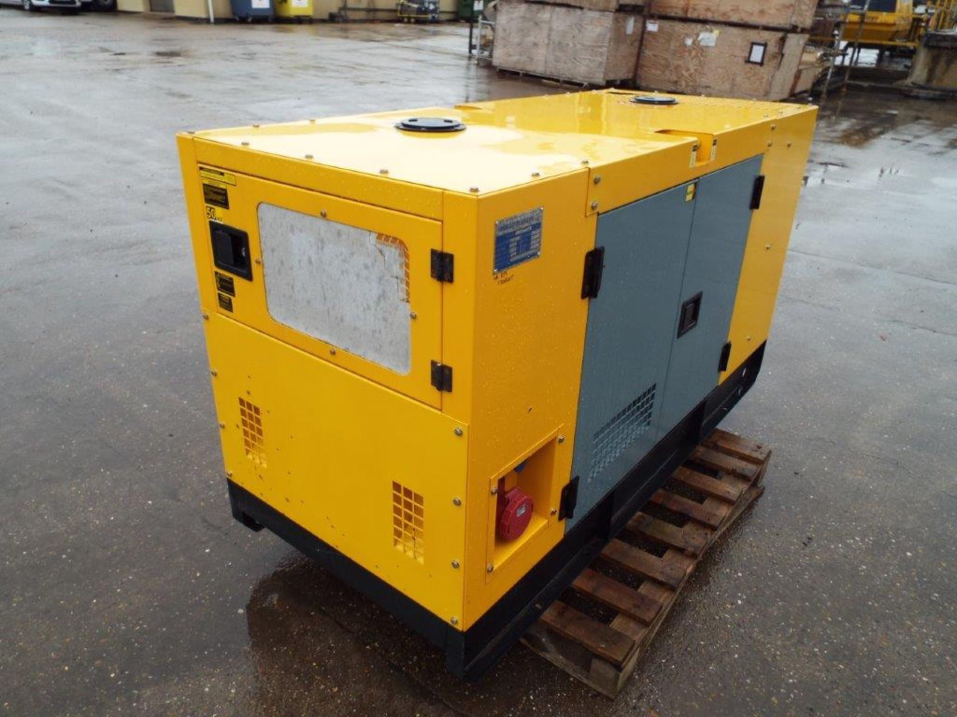 UNISSUED WITH TEST HOURS ONLY 40 KVA 3 Phase Silent Diesel Generator Set - Image 19 of 19