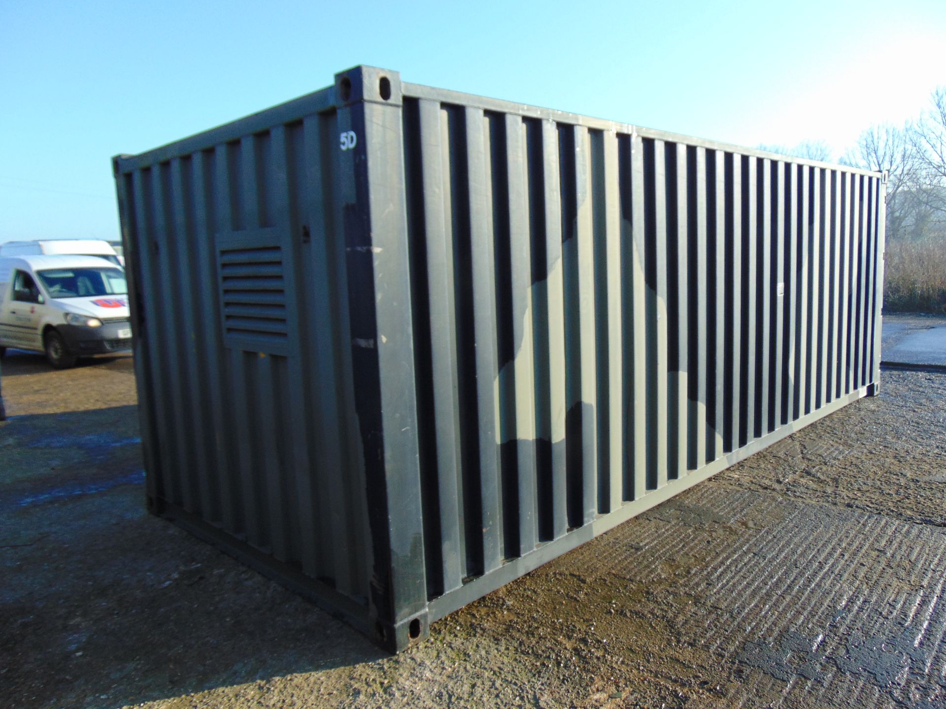 20ft ISO Shipping Container complete with fitted internal roller racking storage system - Bild 4 aus 9