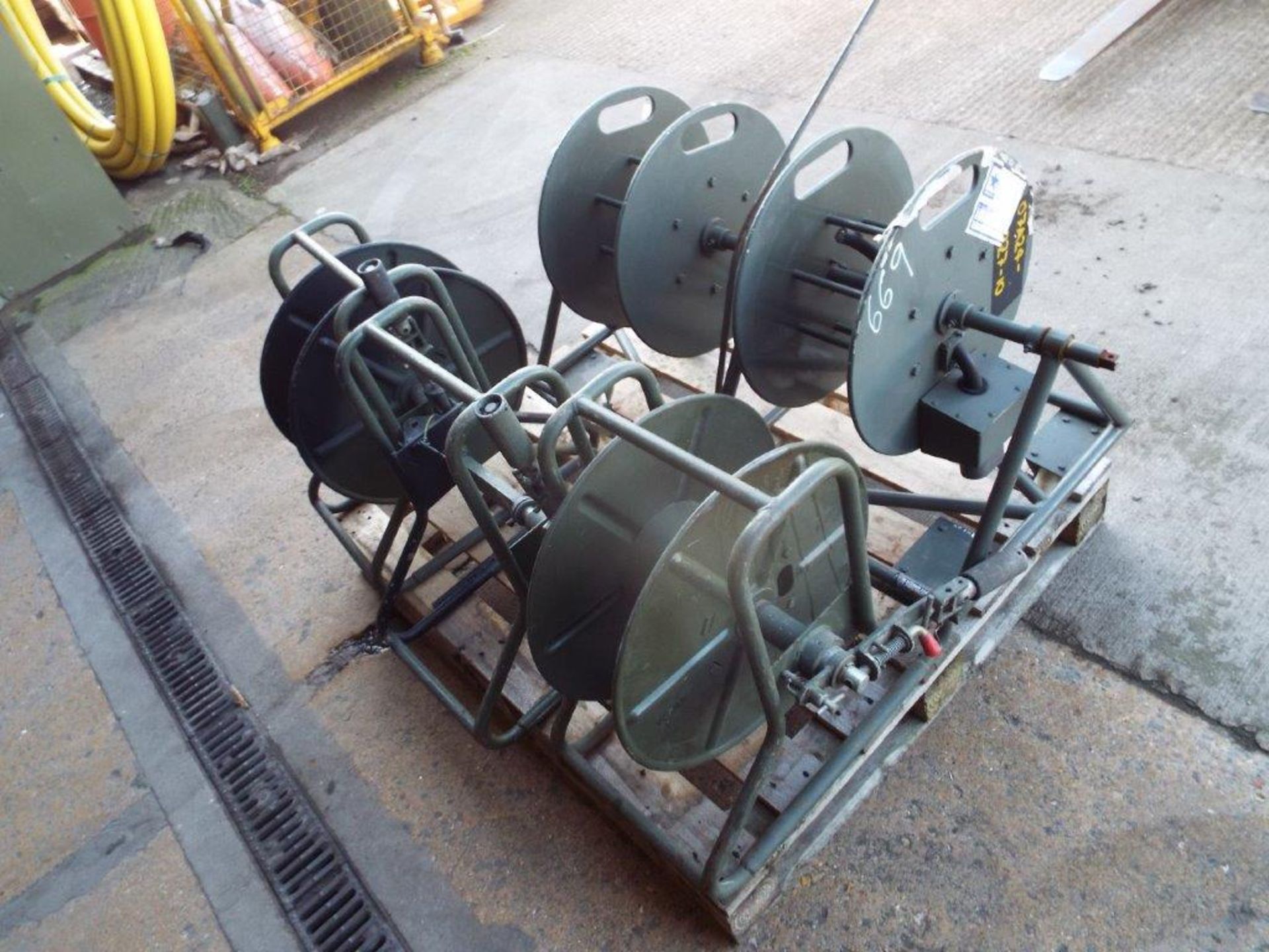 4 x Mixed Heavy Duty Cable Reels