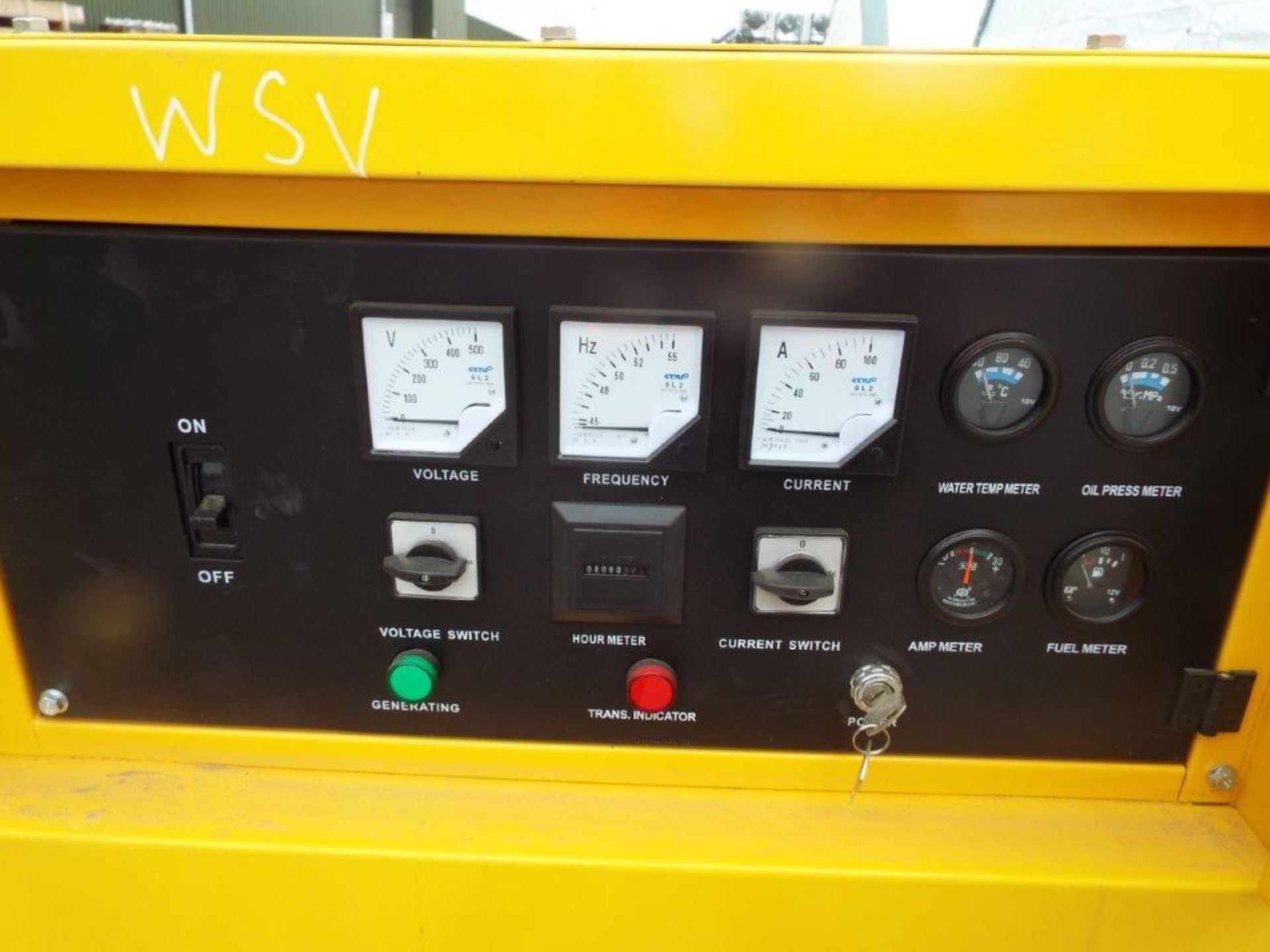 UNISSUED WITH TEST HOURS ONLY 70 KVA 3 Phase Silent Diesel Generator Set - Bild 2 aus 16