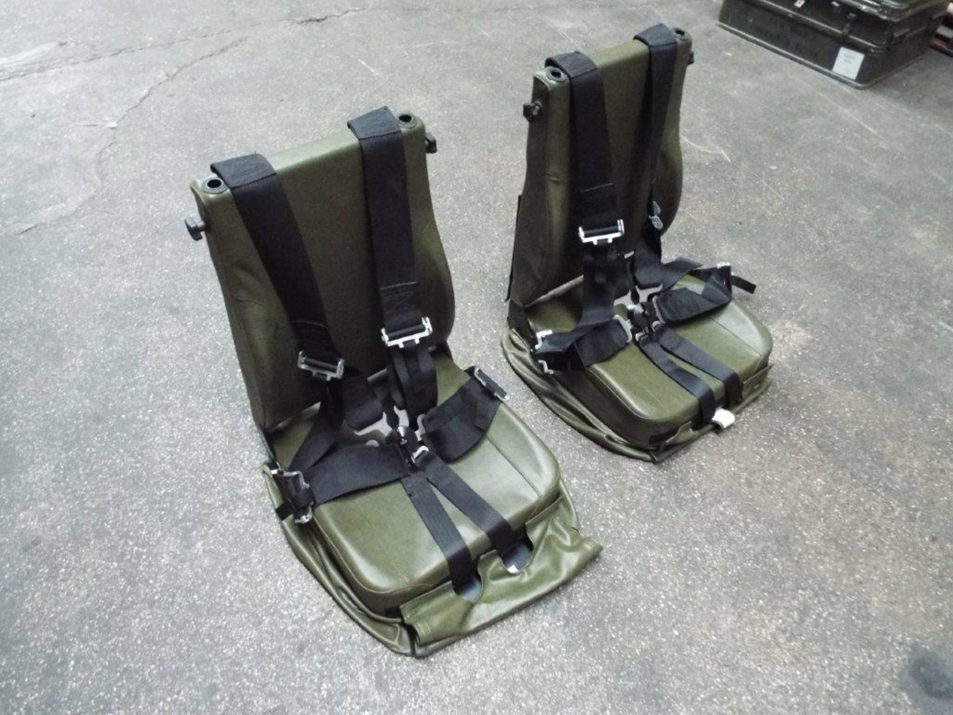 2 x Unissued Vehicle Operators Seats with Harness