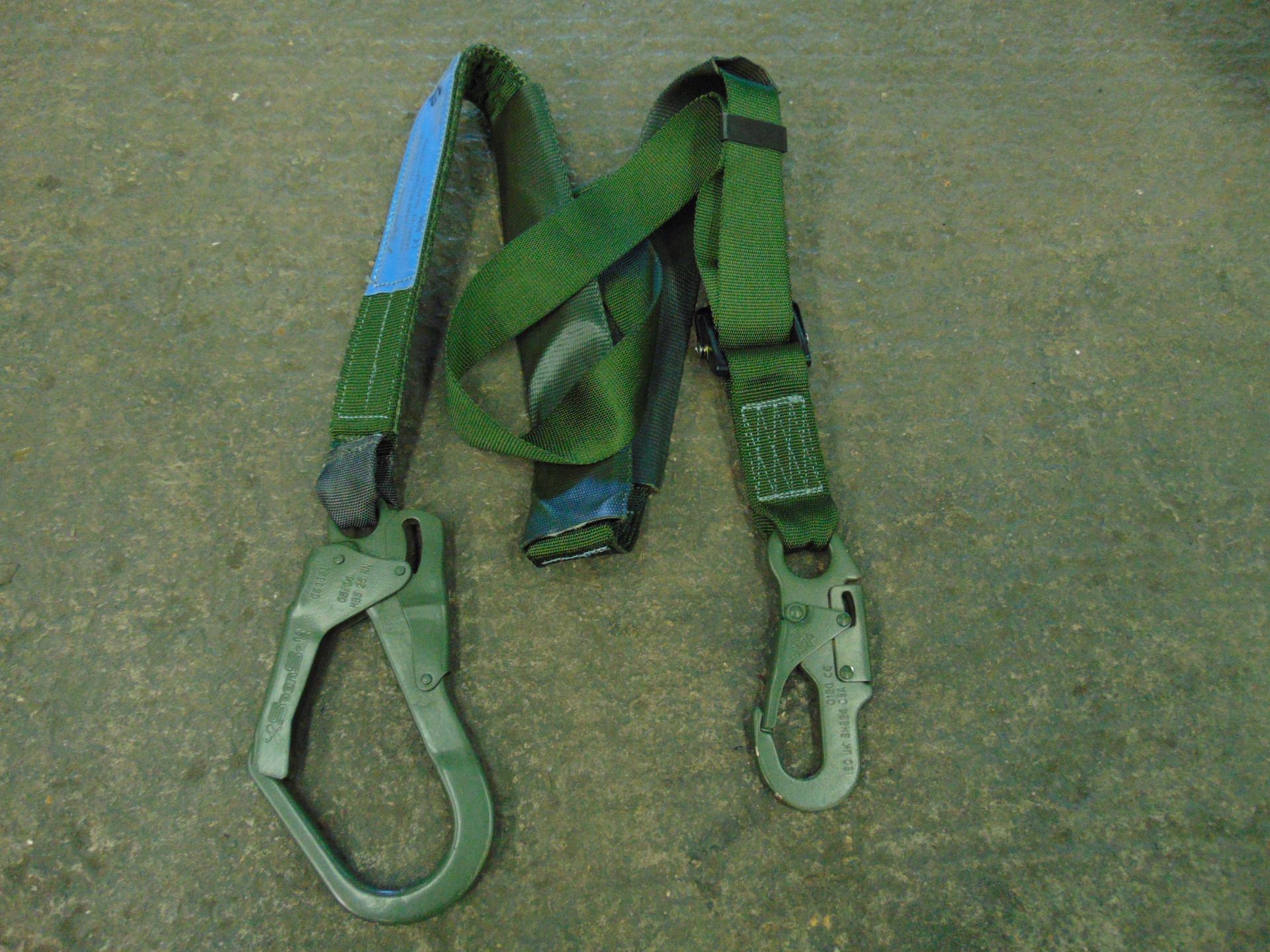 Spanset Full Body Harness with Work Position Lanyards etc - Image 13 of 24