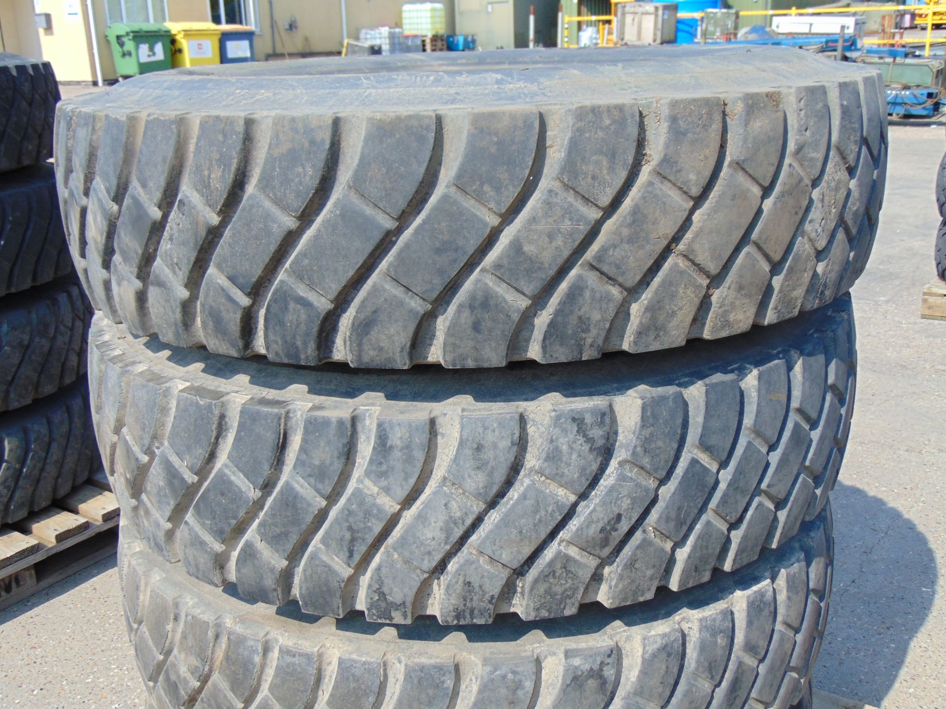 4 x Goodyear G188 12.00 R20 Tyres complete with 8 Stud Rims - Image 2 of 8