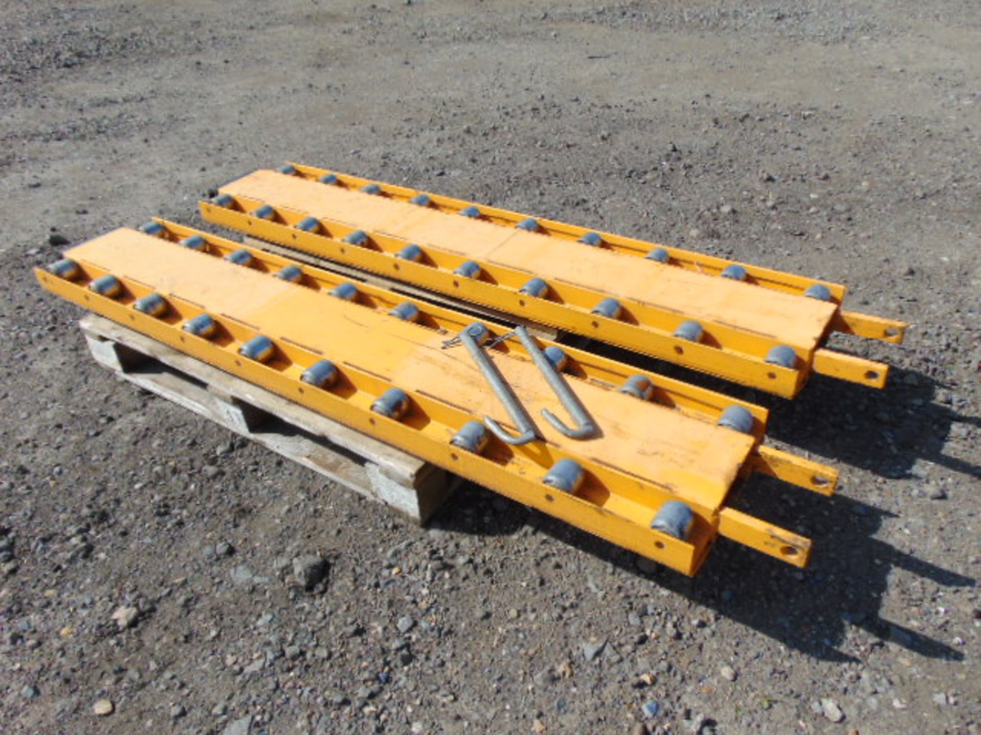 2 x Forklift Roller Tine Attachments