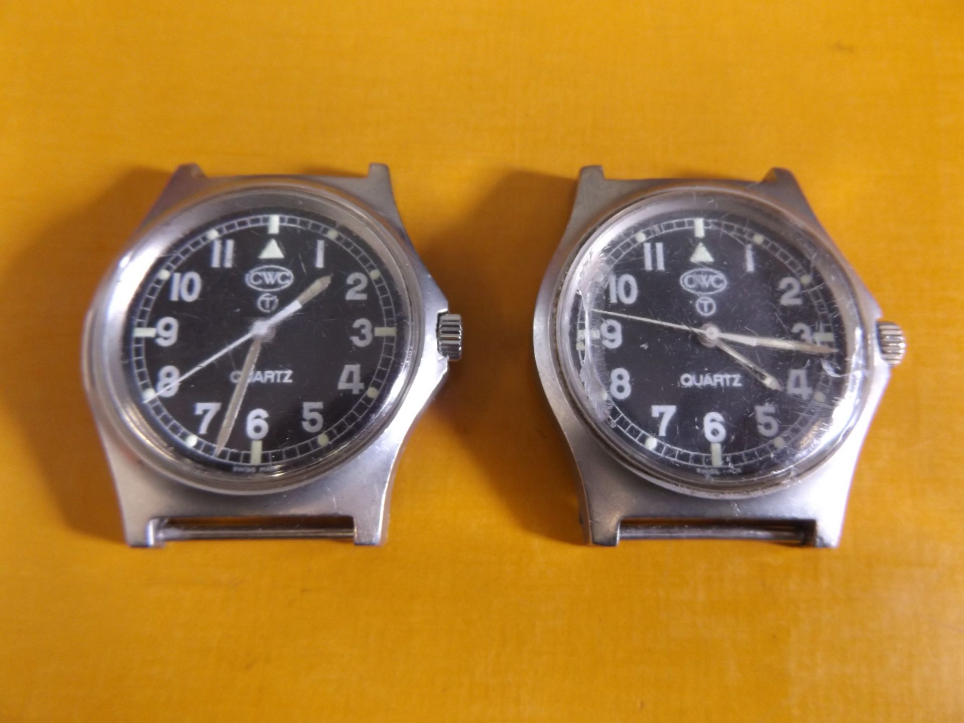 2 x Genuine British Army,CWC quartz wrist watches