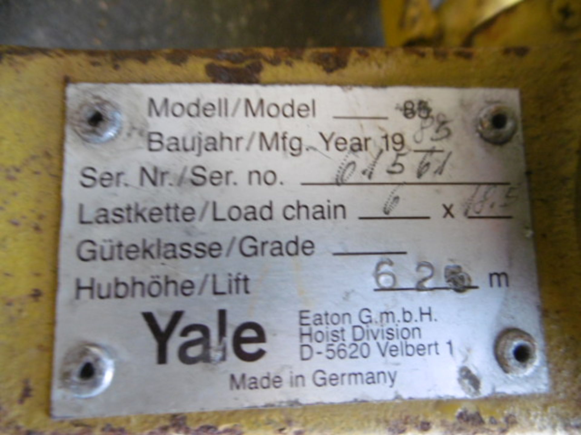 3/4 Ton Yale Lever Block Chain Hoist - Bild 5 aus 5