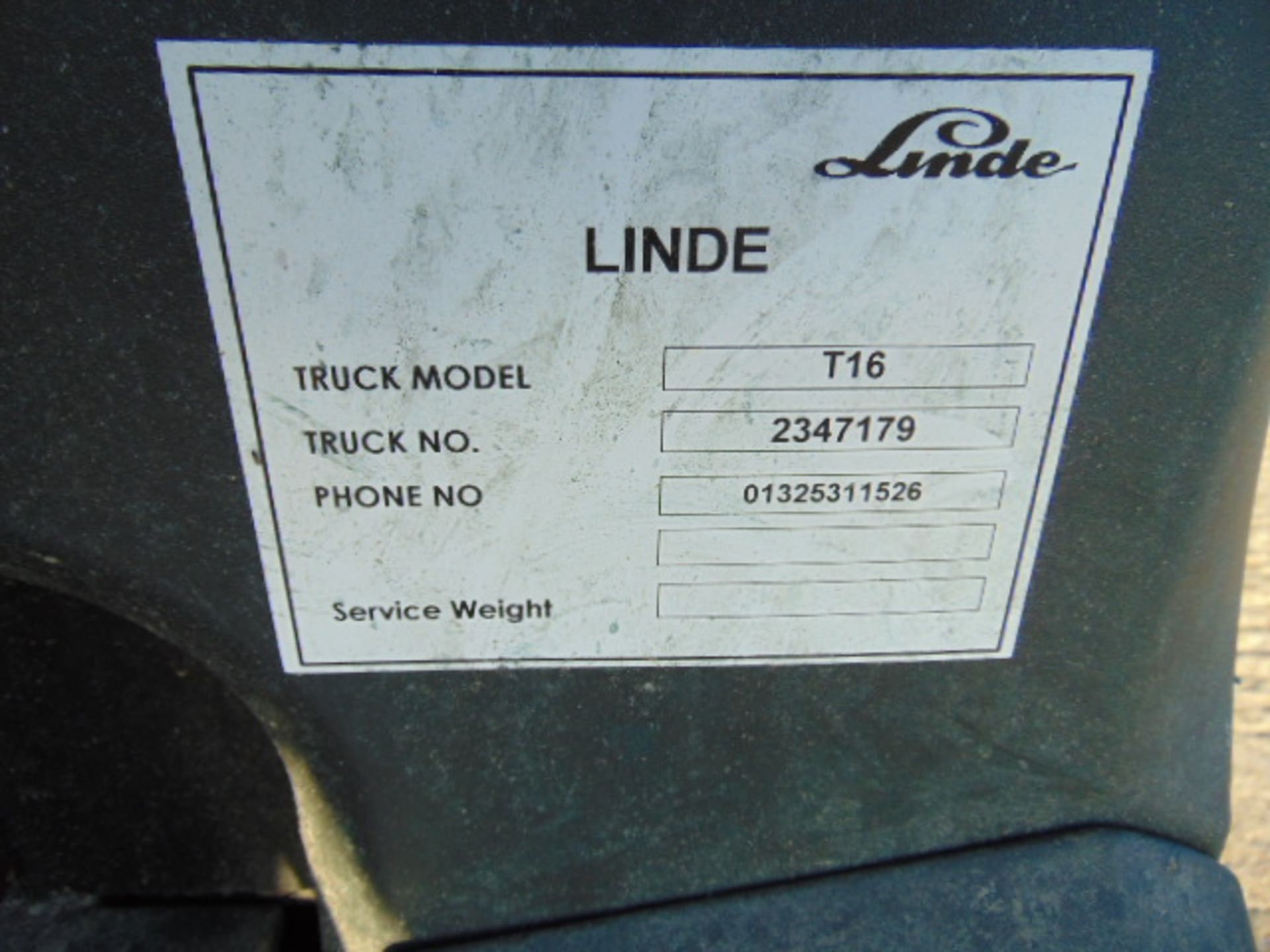 Linde T16 Self Propelled Electric Pallet Truck - Image 5 of 5