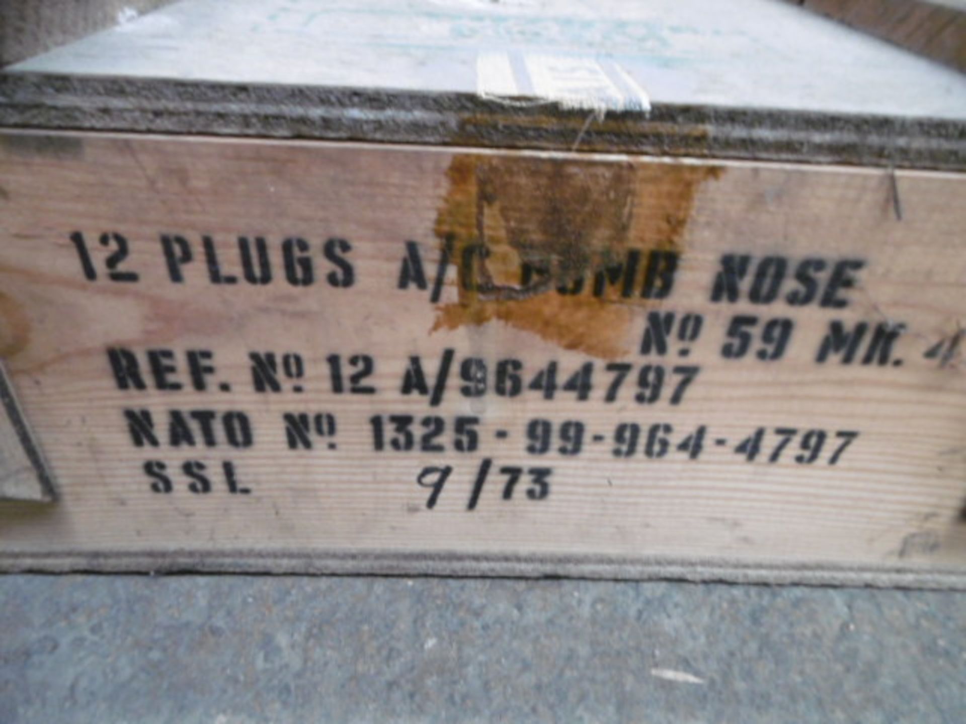 12 x No. 59 A/C Bomb Nose Plugs - Image 6 of 7