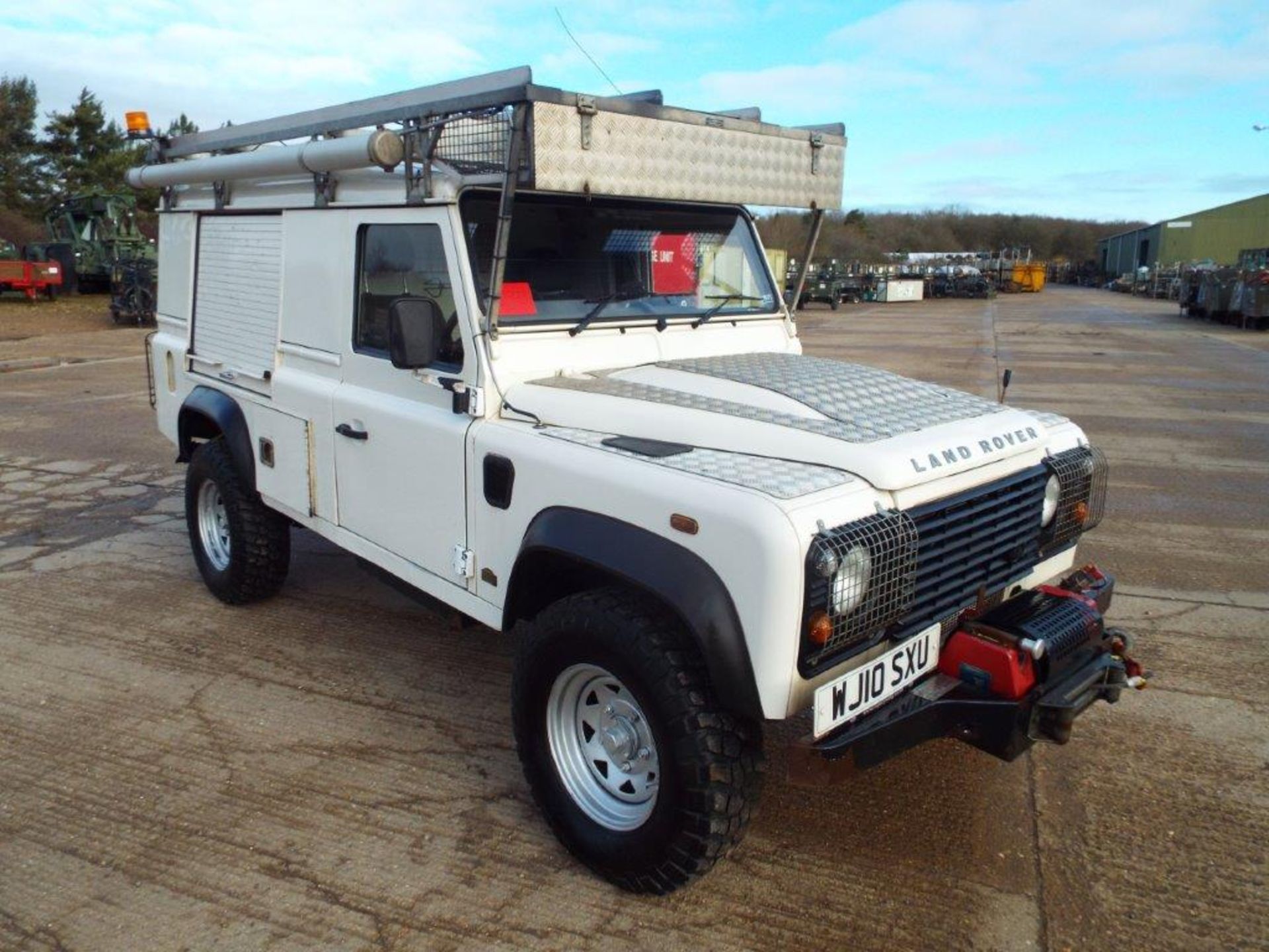 Land Rover Defender 110 Puma Hardtop 4x4 Special Utility (Mobile Workshop) complete with Winch